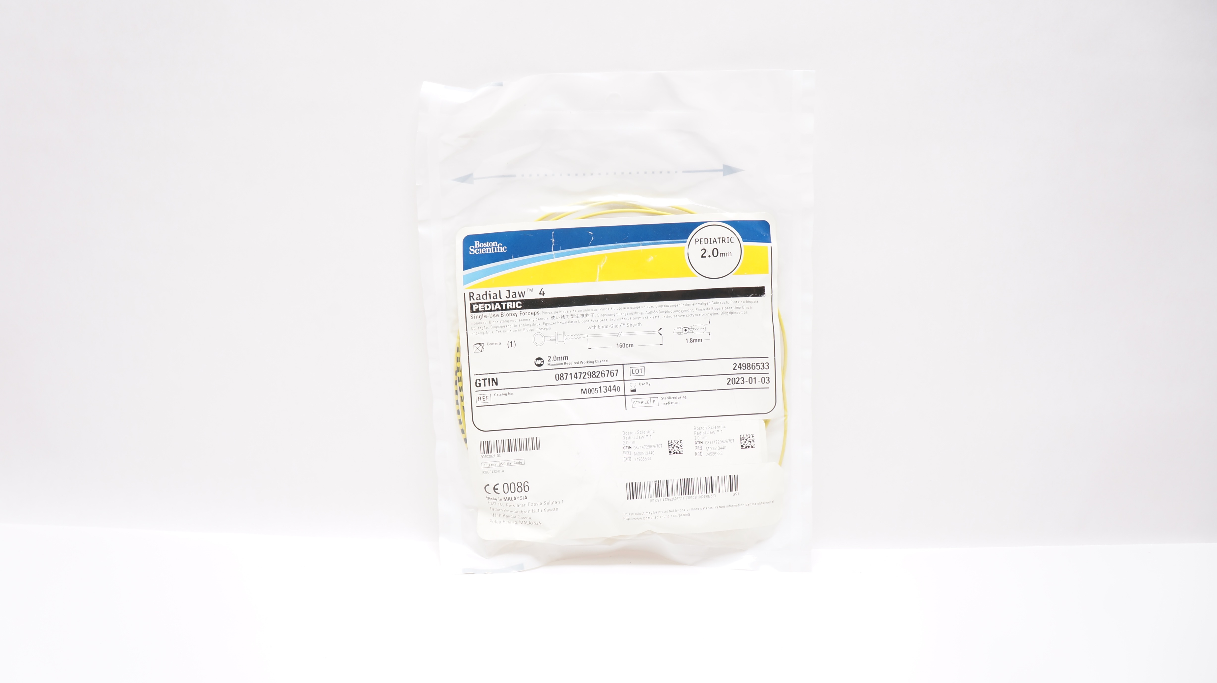 Boston Scientific M00513440 Radial Jaw 4 Pediatric Biopsy Forceps 2.0mm (x)