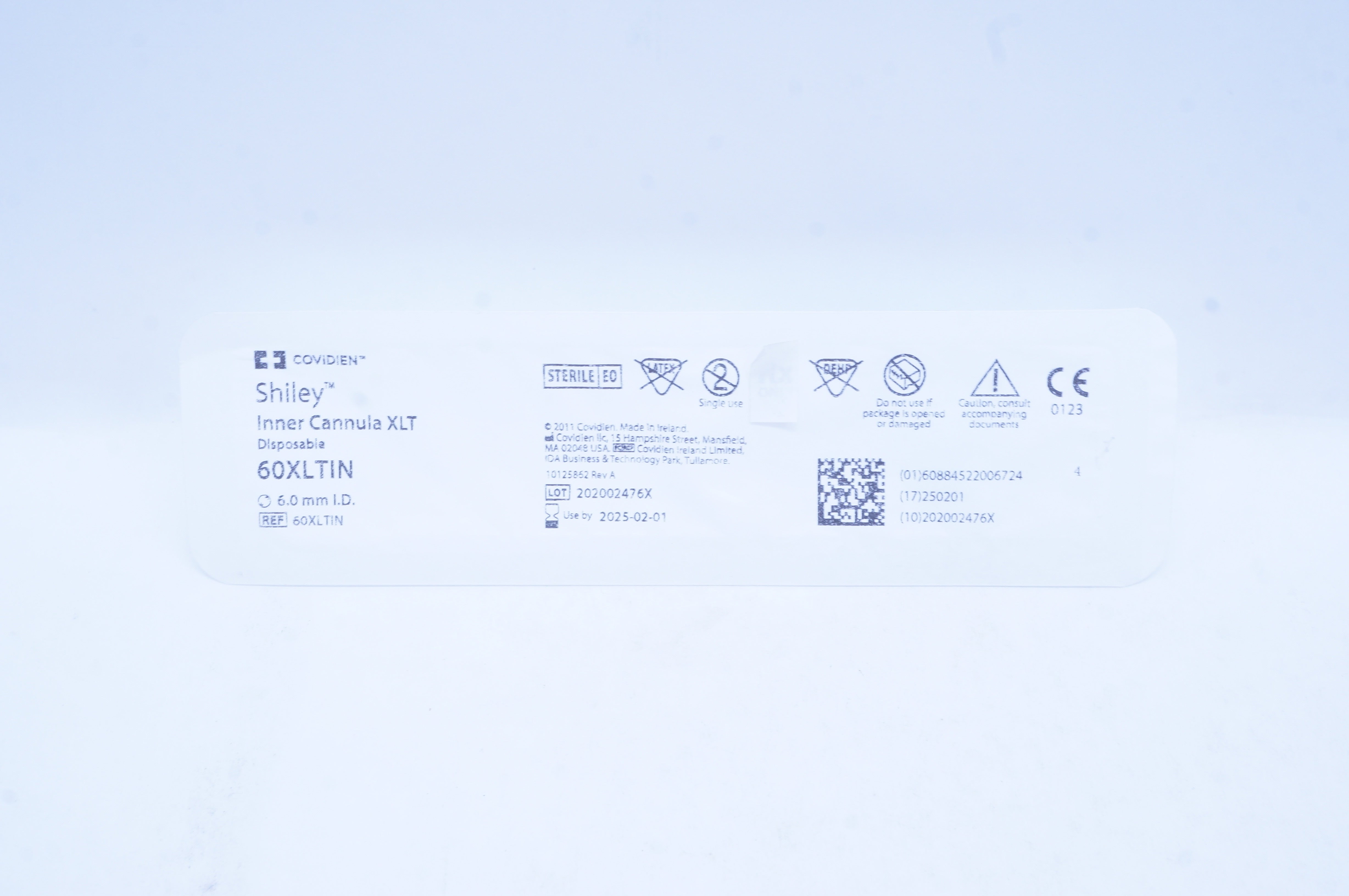 Covidien 6XLTIN Shiley Disposable Inner Cannula XLT 6.0mm