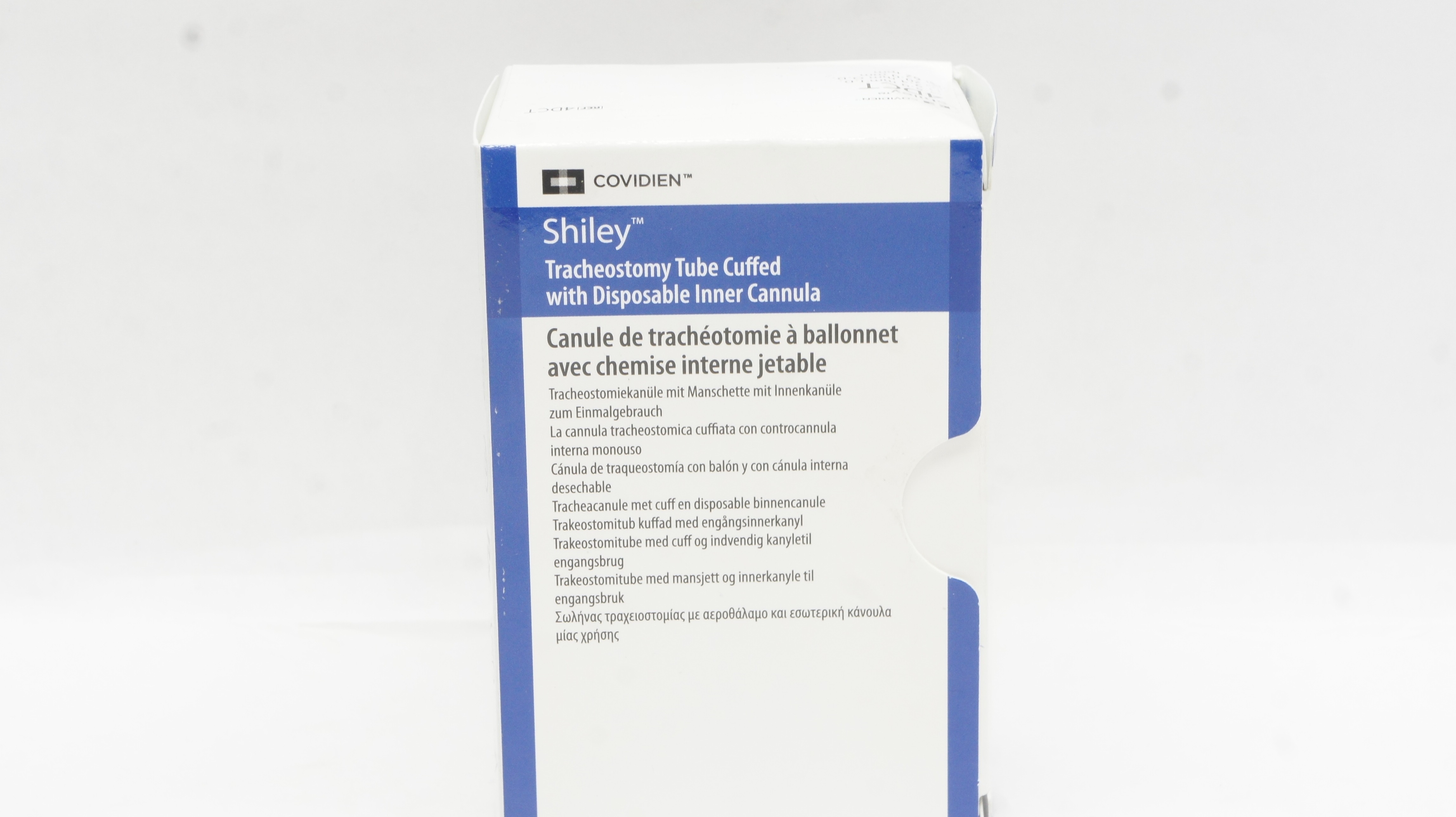 Covidien 4DCT Shiley Tracheostomy Tube Cuffed 5.0 I.D. x 9.4 O.D. x 20.0 x 62mm