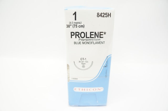 Ethicon 8425H 1 Prolene Stre CT-1 36mm 1/2c Taper 30 inch - Box of 36 (x)