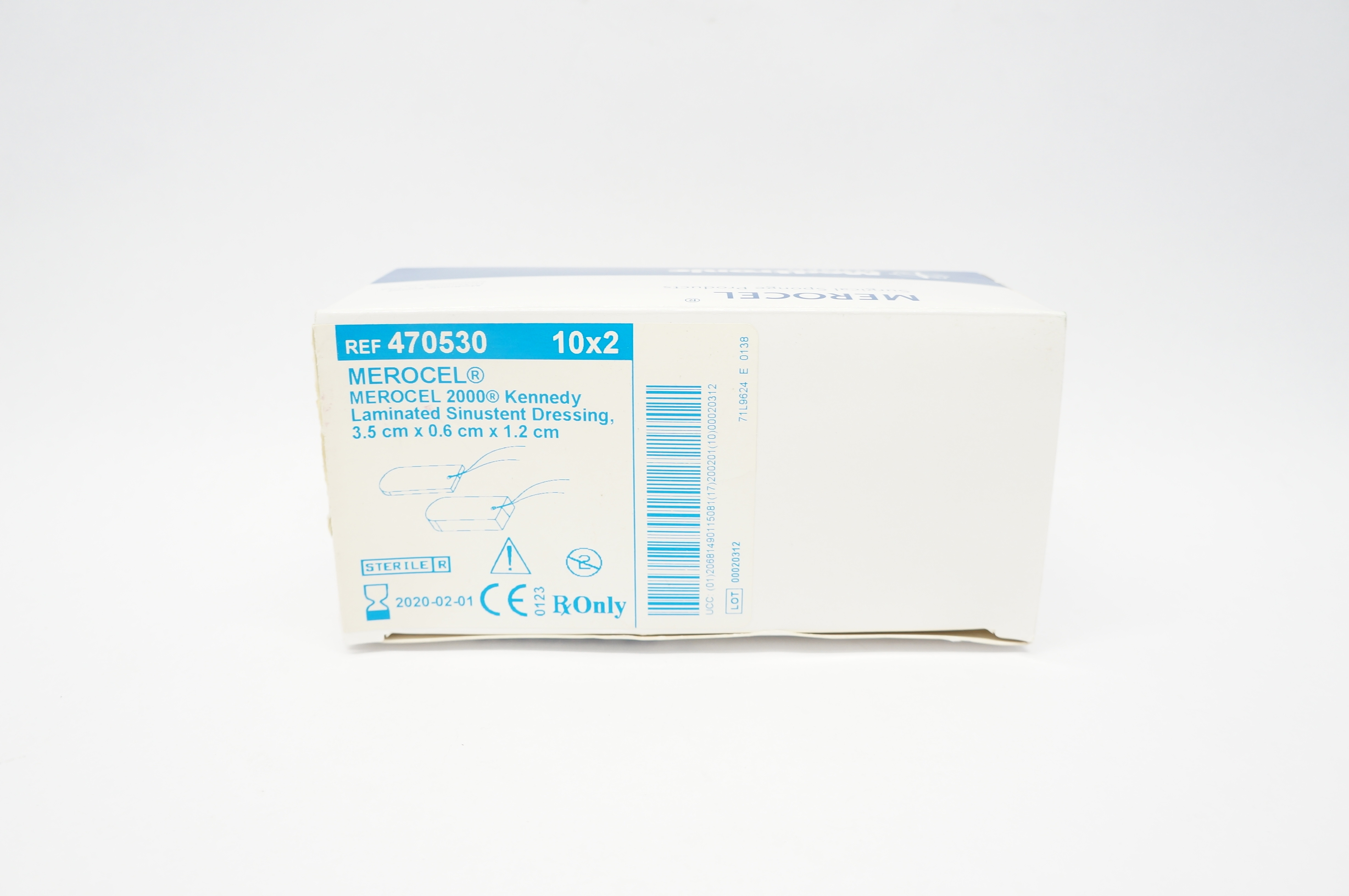 Medtronic 470530 Laminated Sinustent Dressing 3.5 x 0.6 x 1.2cm (x) - Box of 20