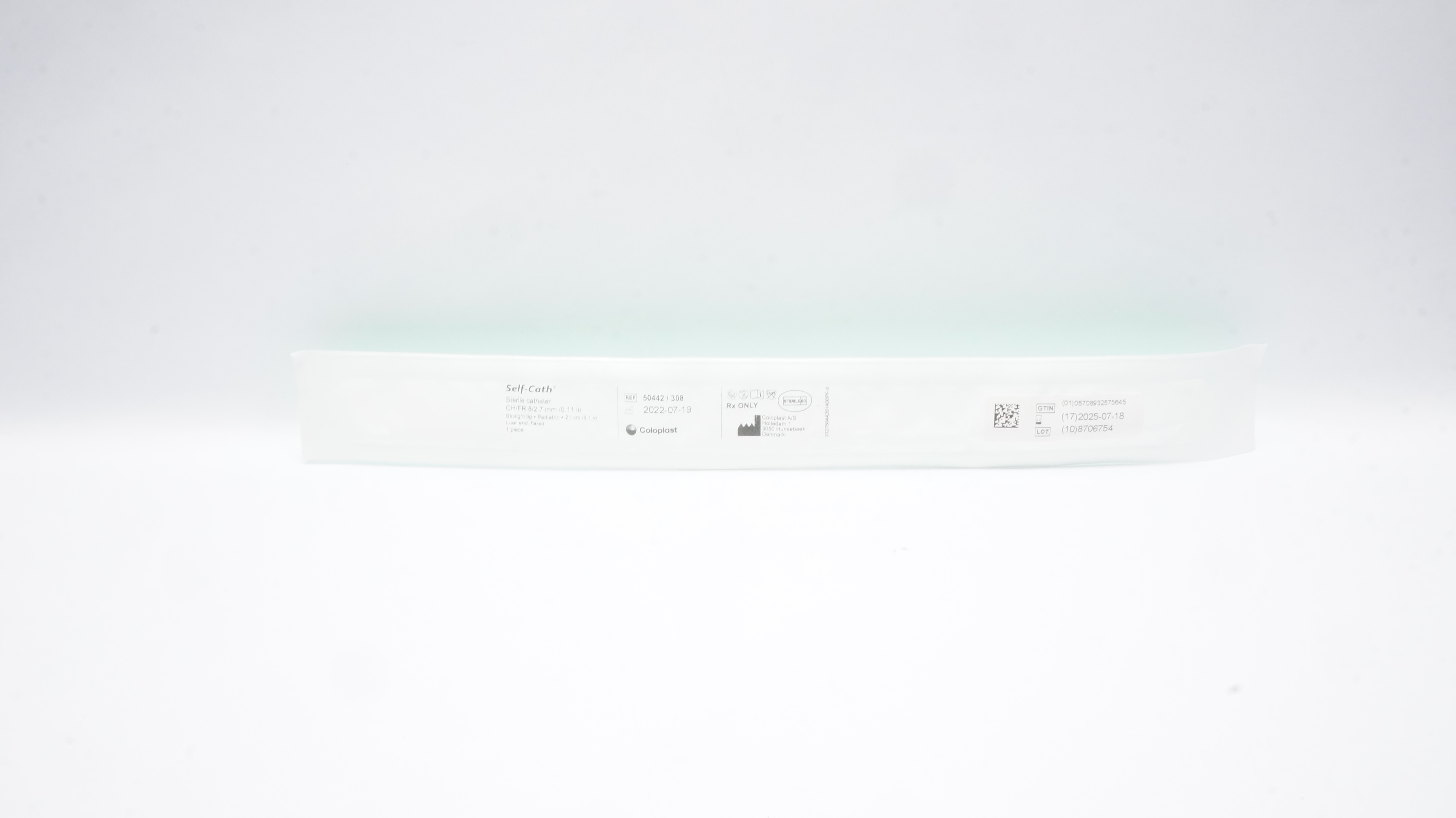 Coloplast 50442 Self-Cath Sterile Pediatric Cath. Straight Tip 8Ch/Fr x 0.11inch