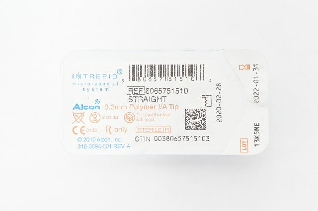 Alcon 806751510 Interpid 0.3mm Polymer I/A Tip Straight (x)