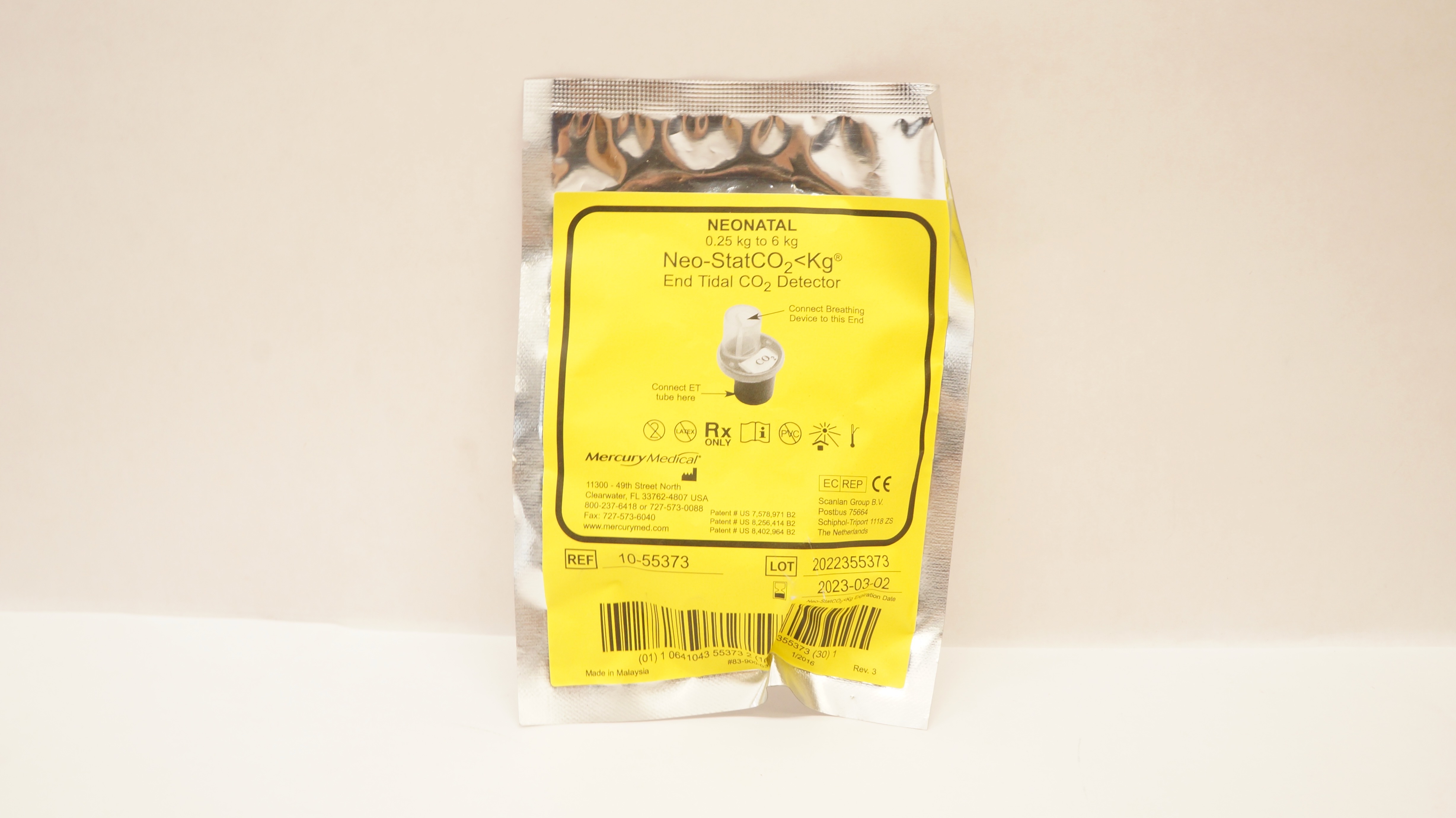 Mercury Medical 1055373 NEONATAL NeoStatCO2