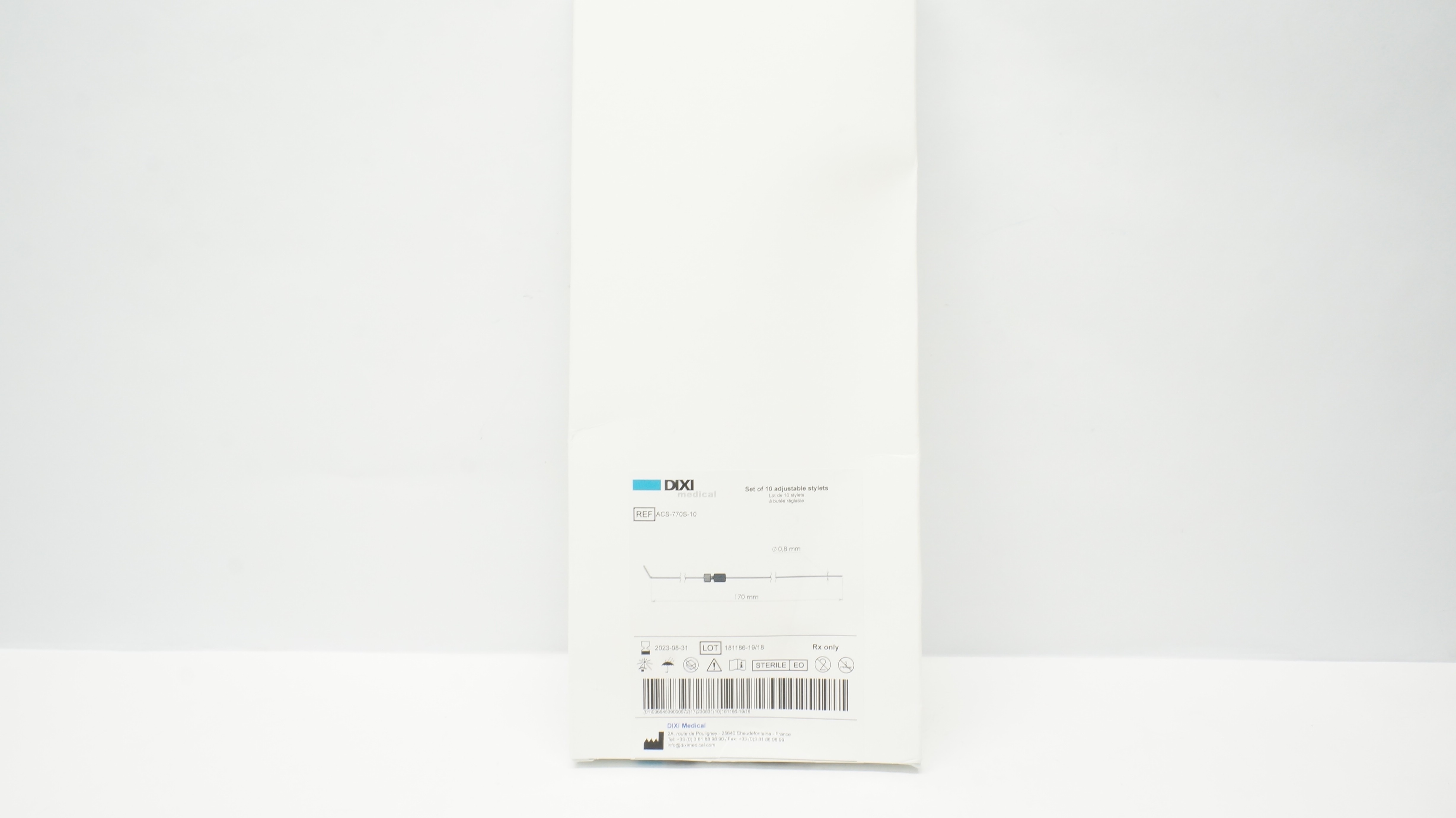 DIXI Medical ACS-770S-10  Adjustable Stylets (x) - Box of 8