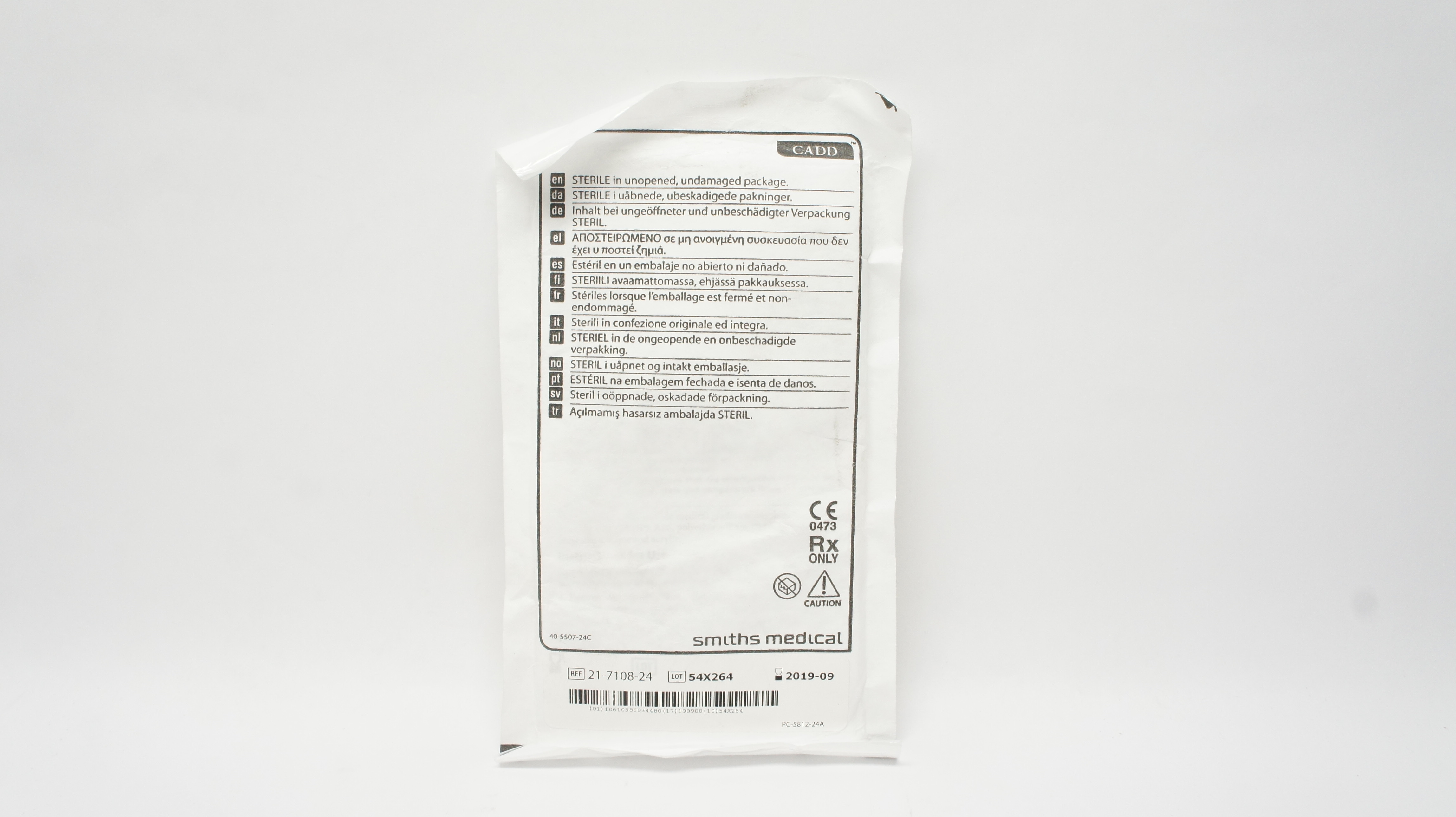 Smiths Medical 21-7108-24 CADD Extension Set 2.4ml x 90inch (x)
