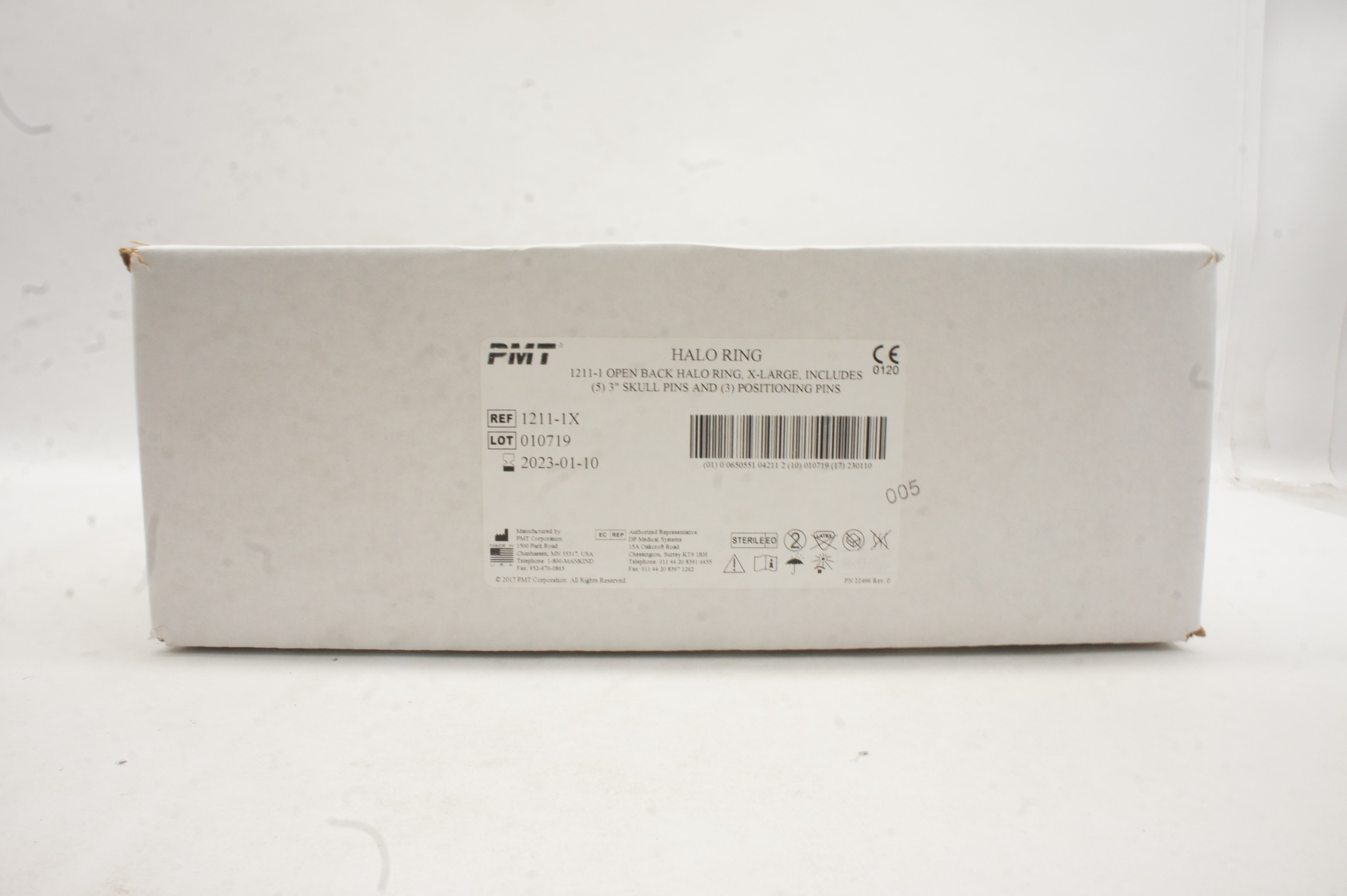 PMT 1211-1X Halo Ring Open Back X Large Includes 3in Skull Pins&Positioning Pins