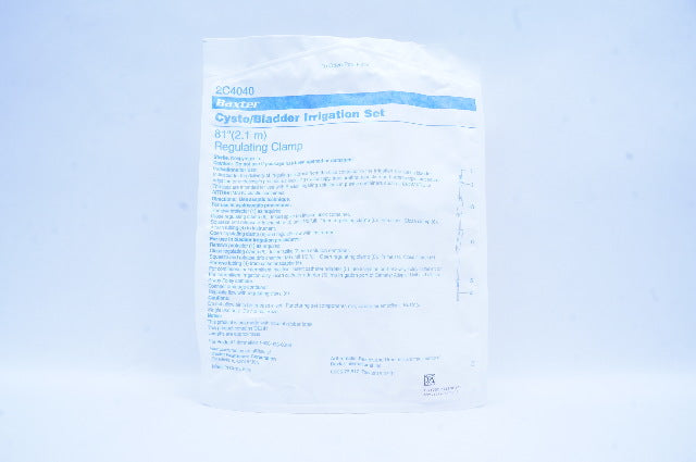 Baxter 2C4040 Cysto/Bladder Irrigation Set, Regulating Clamp 81inch