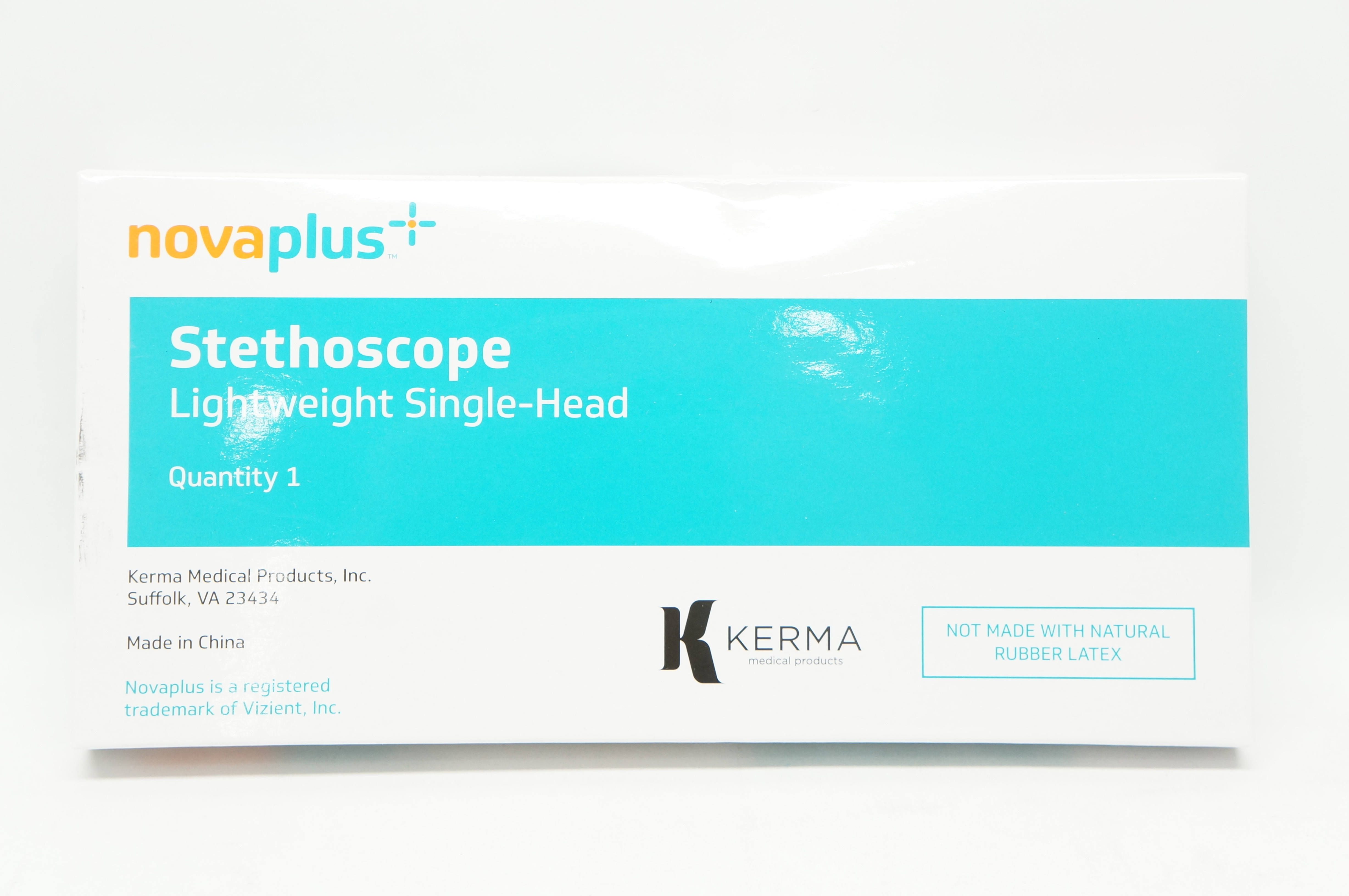 Novaplus V4600A Kerma Stethoscope Lightweight SingleHead Black