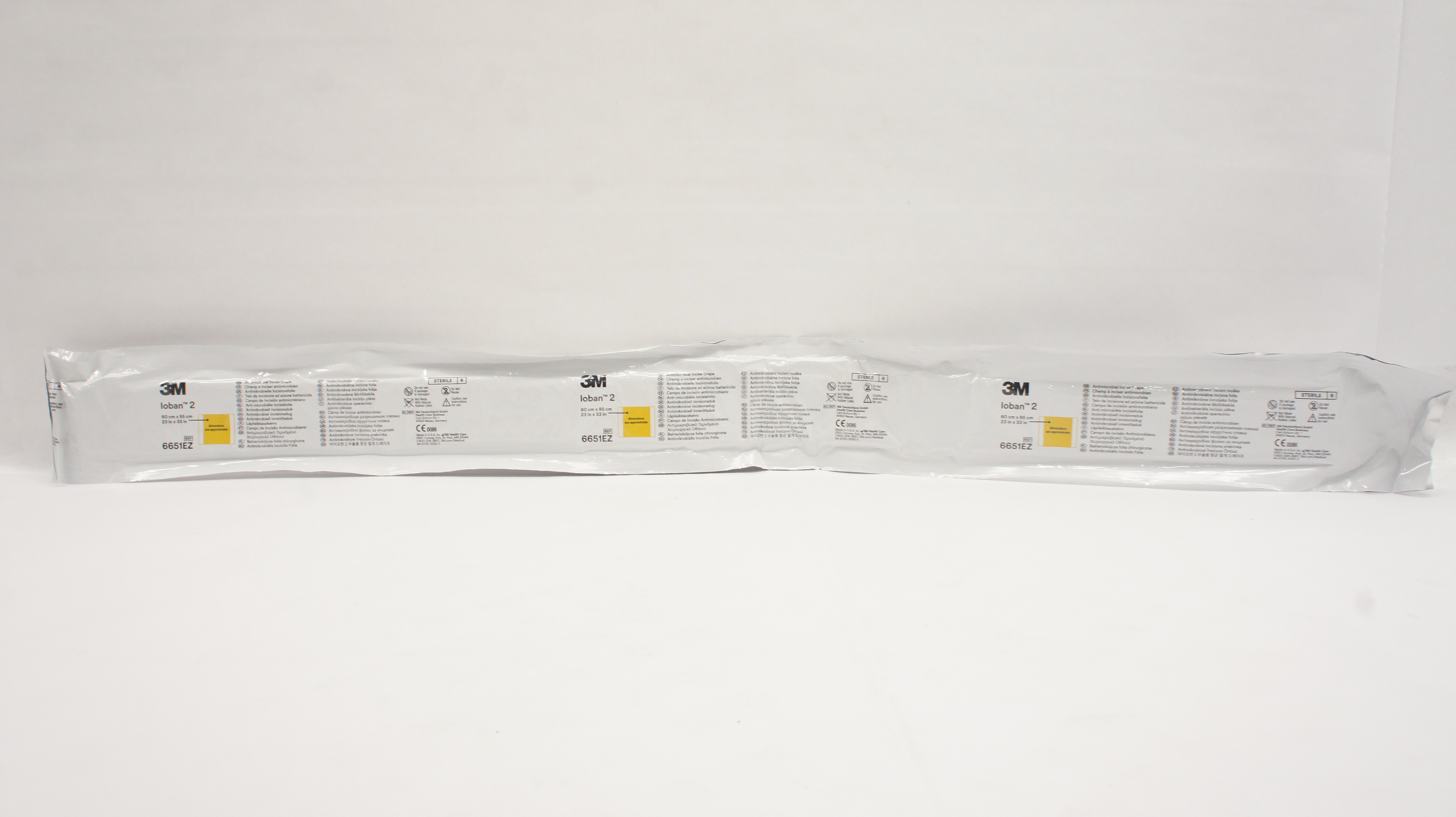 3M 6651EZ Loban 2 Antimicrobial Incise Drape 23inch x 33inch
