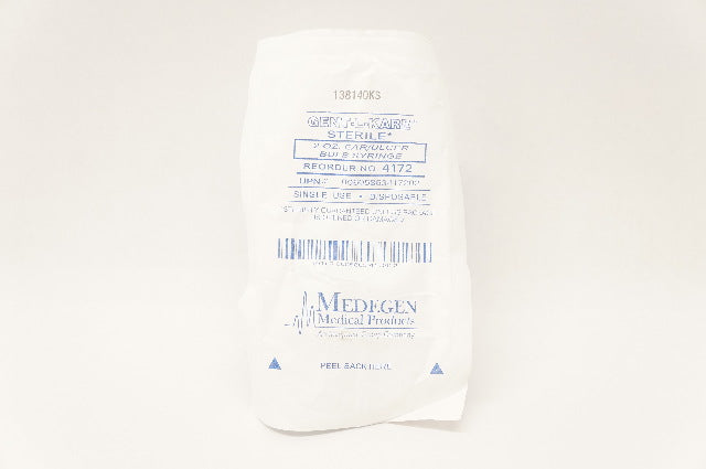 Medegen Medical 4172 Gent-L-Kare 2oz Ear/Ulcer Disposable Bulb Syringe