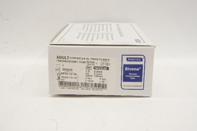 Smith Medical 75FHXL60 Portex Adult Hyperflex XL Fixed Flange (x)