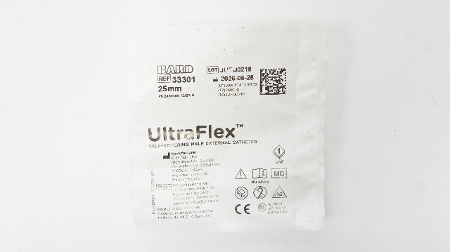 BD 33301 UltraFlex Self-Adhering Male External Cath. 25mm