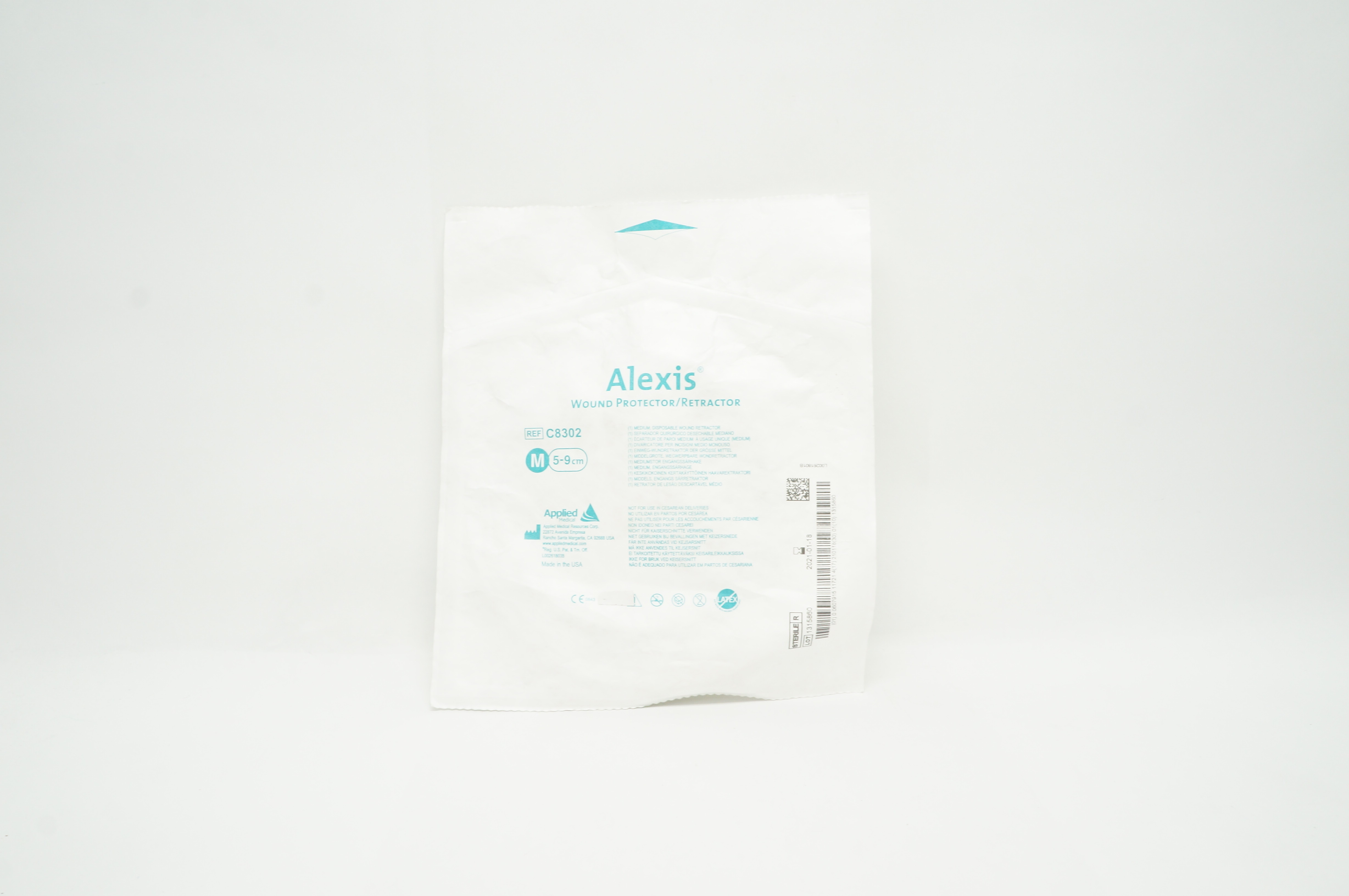 Applied Medical C8302 Alexis Wound Protector/Retractor 5-9cm, Medium (x)
