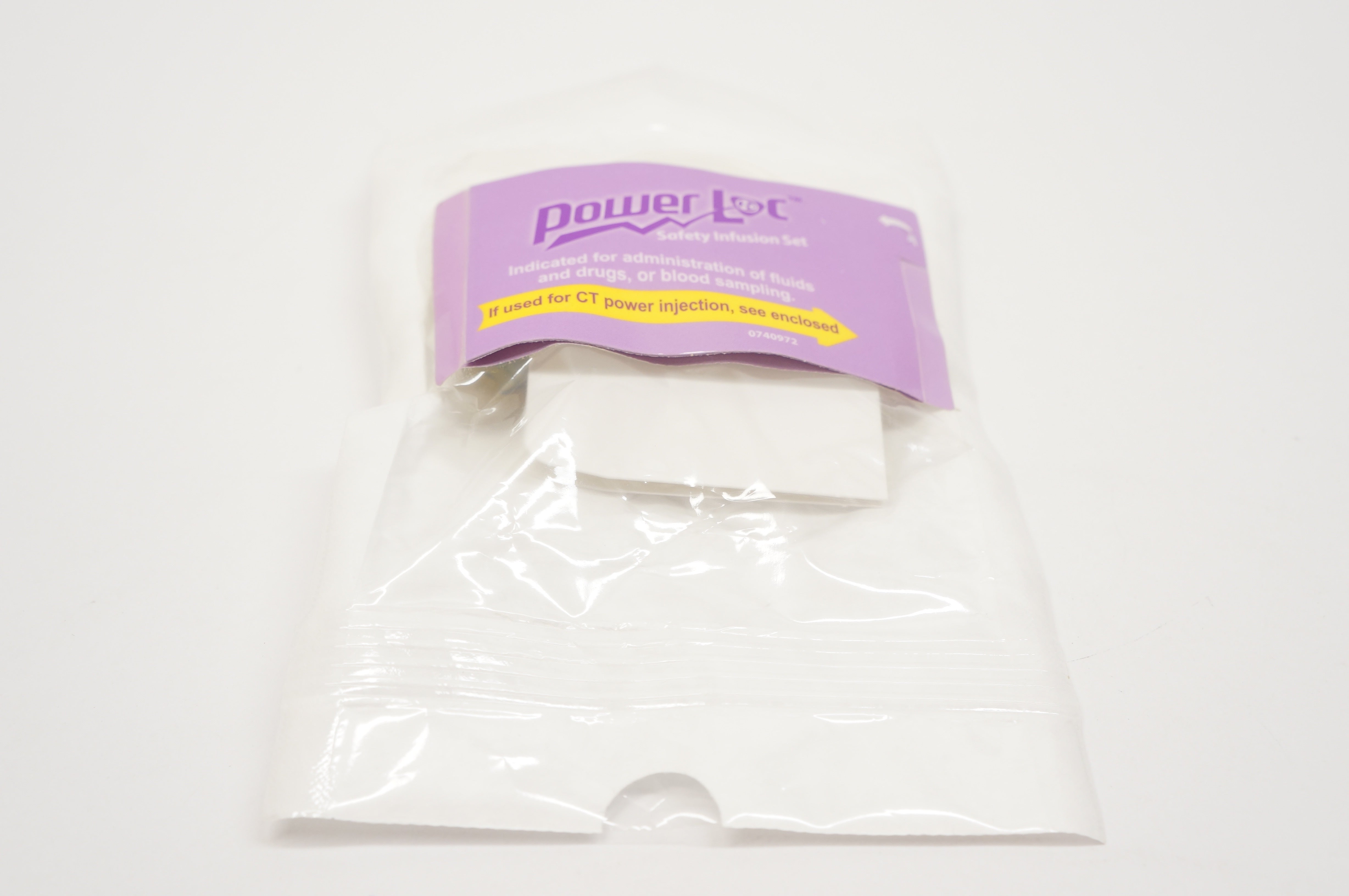 Bard 0652010 PowerLoc Safety Infusion Set 20G x 1inch, 0.3mL