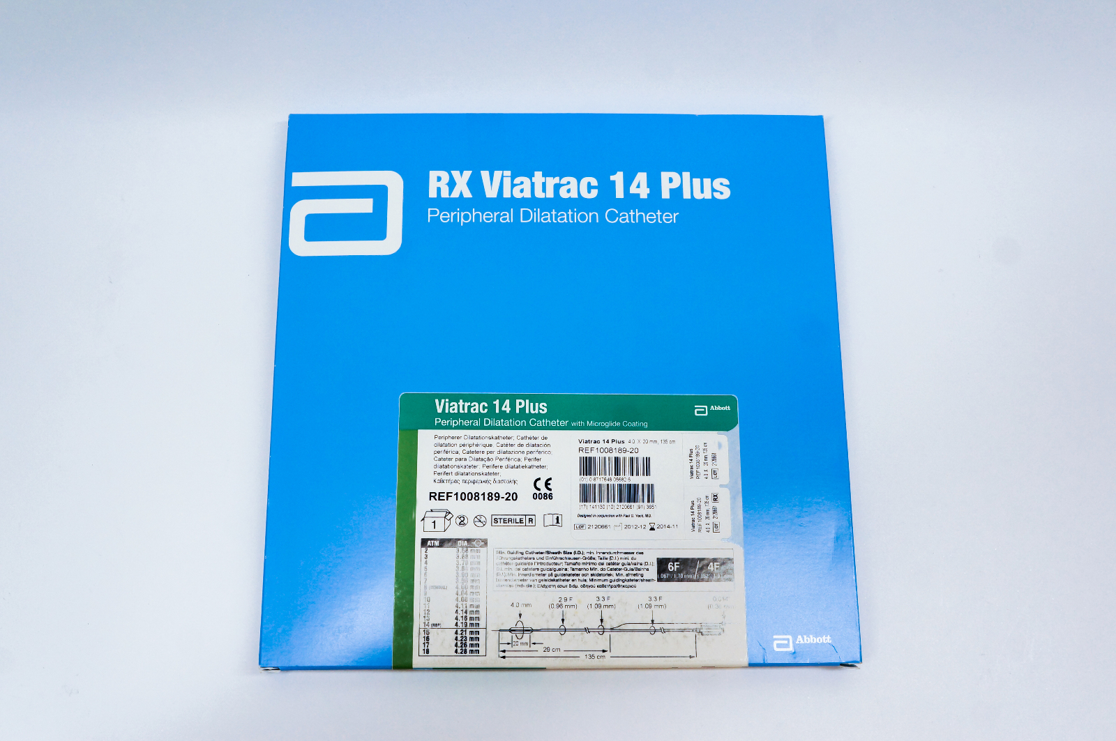 Abbott 100818920 Viatrac 14 Plus Peripheral Dilatation Cath. 4.0 x