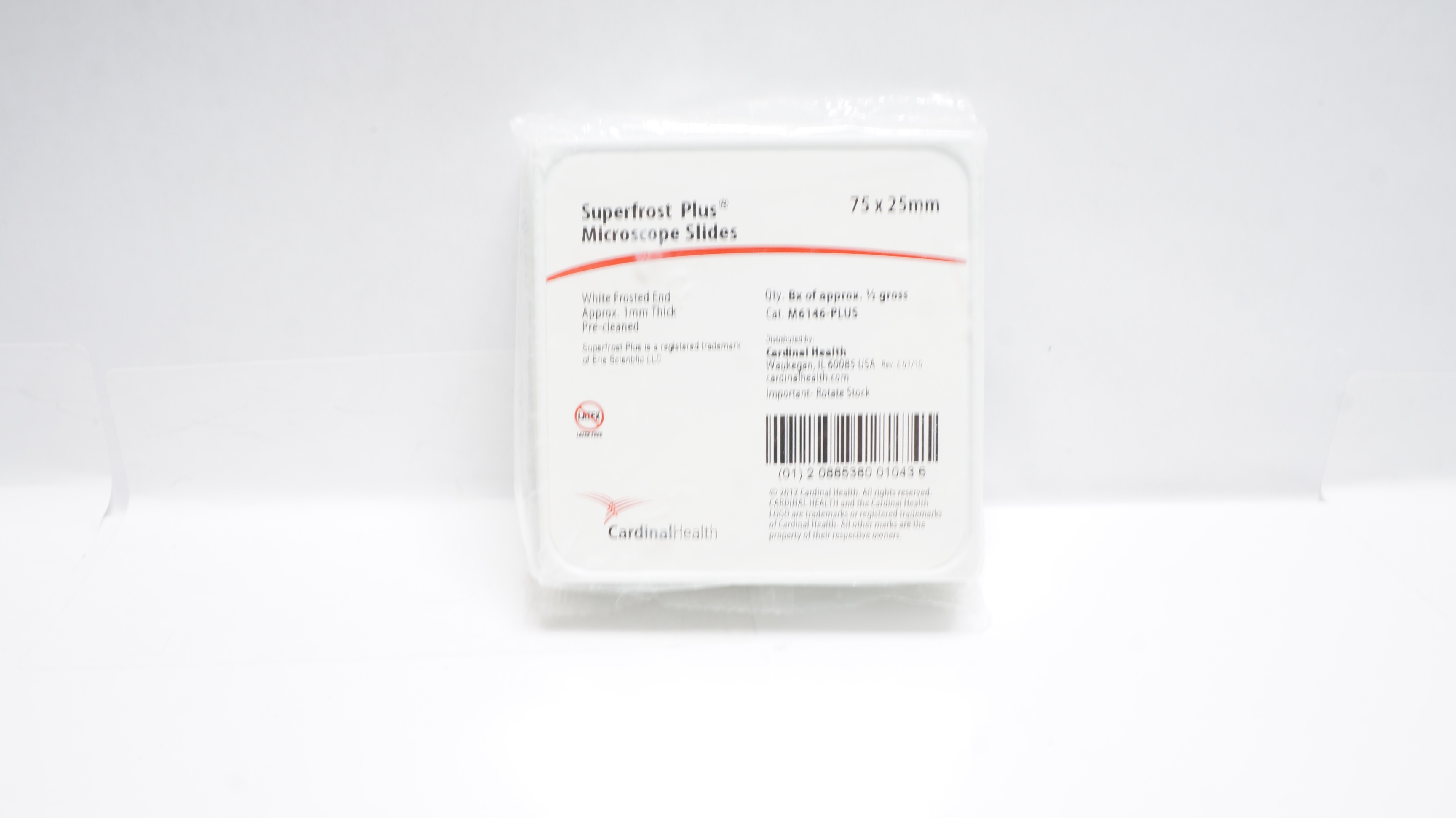 Cardinal Health M6146-PLUS Superfrost Plus Microscope Slides 75 x25mm