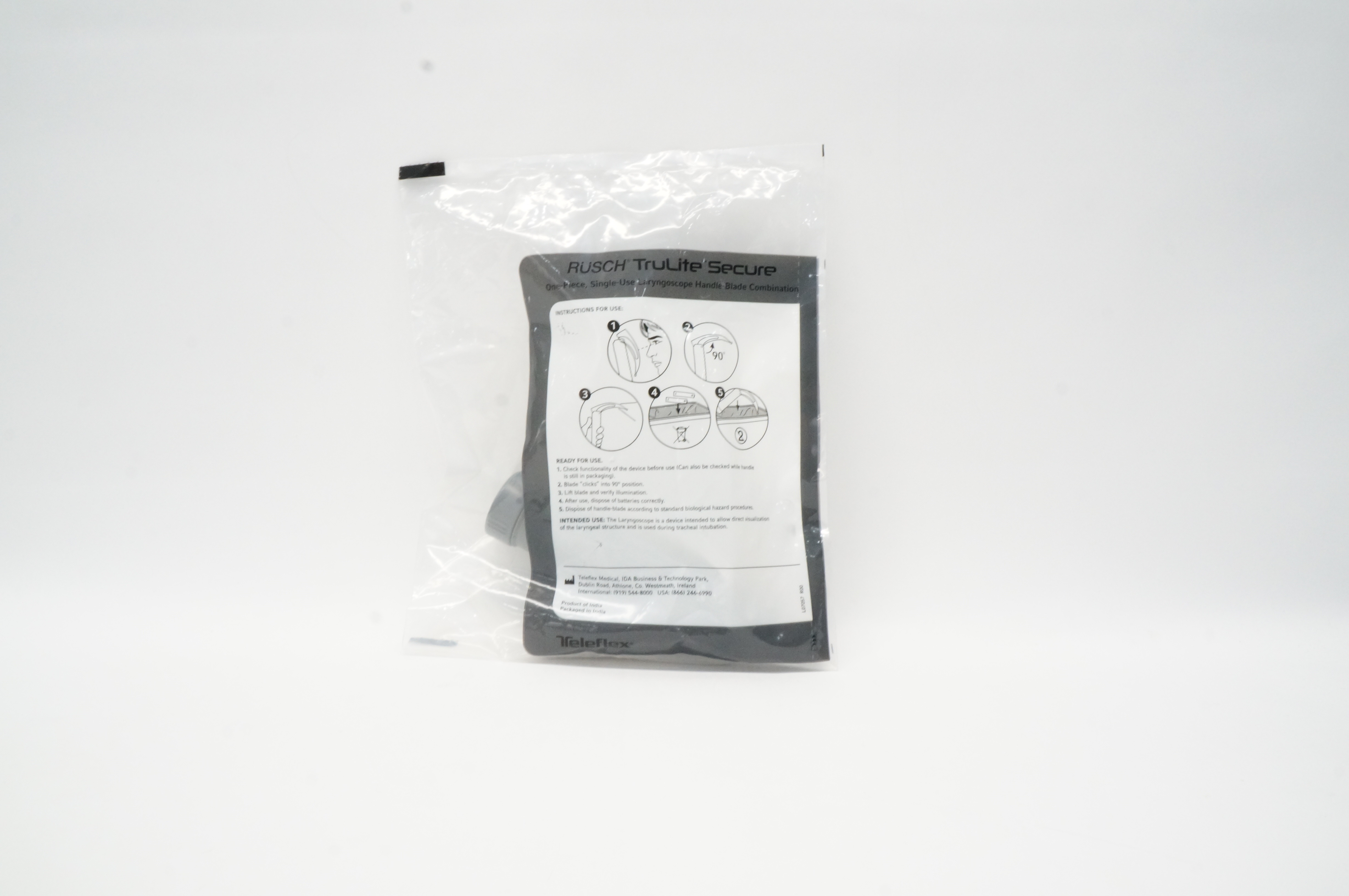 Teleflex 004671002 Rusch TruLite Secure Laryngoscope Handle-Blade ...