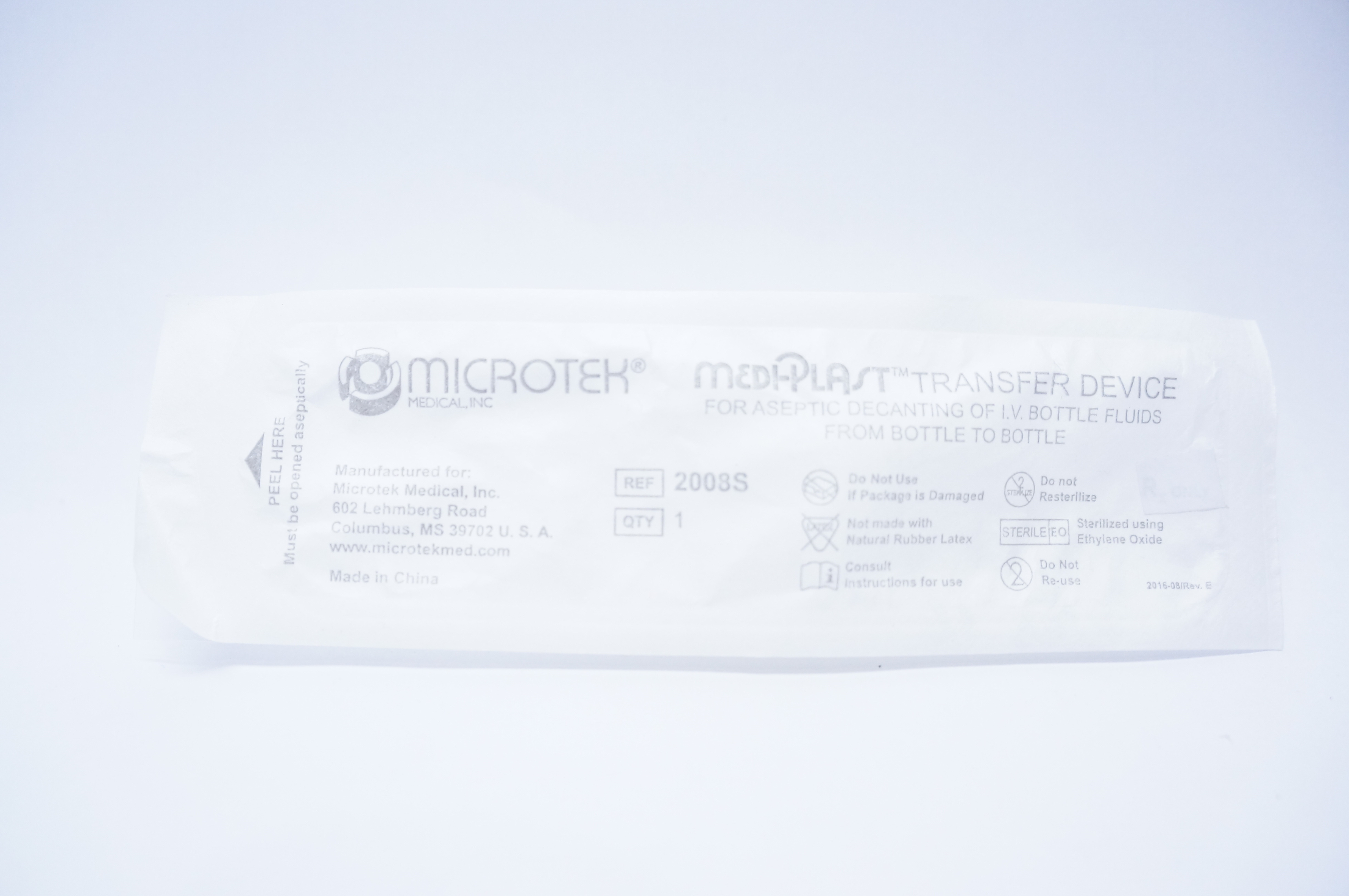 Microtek 2008S MediPlast Transfer Device