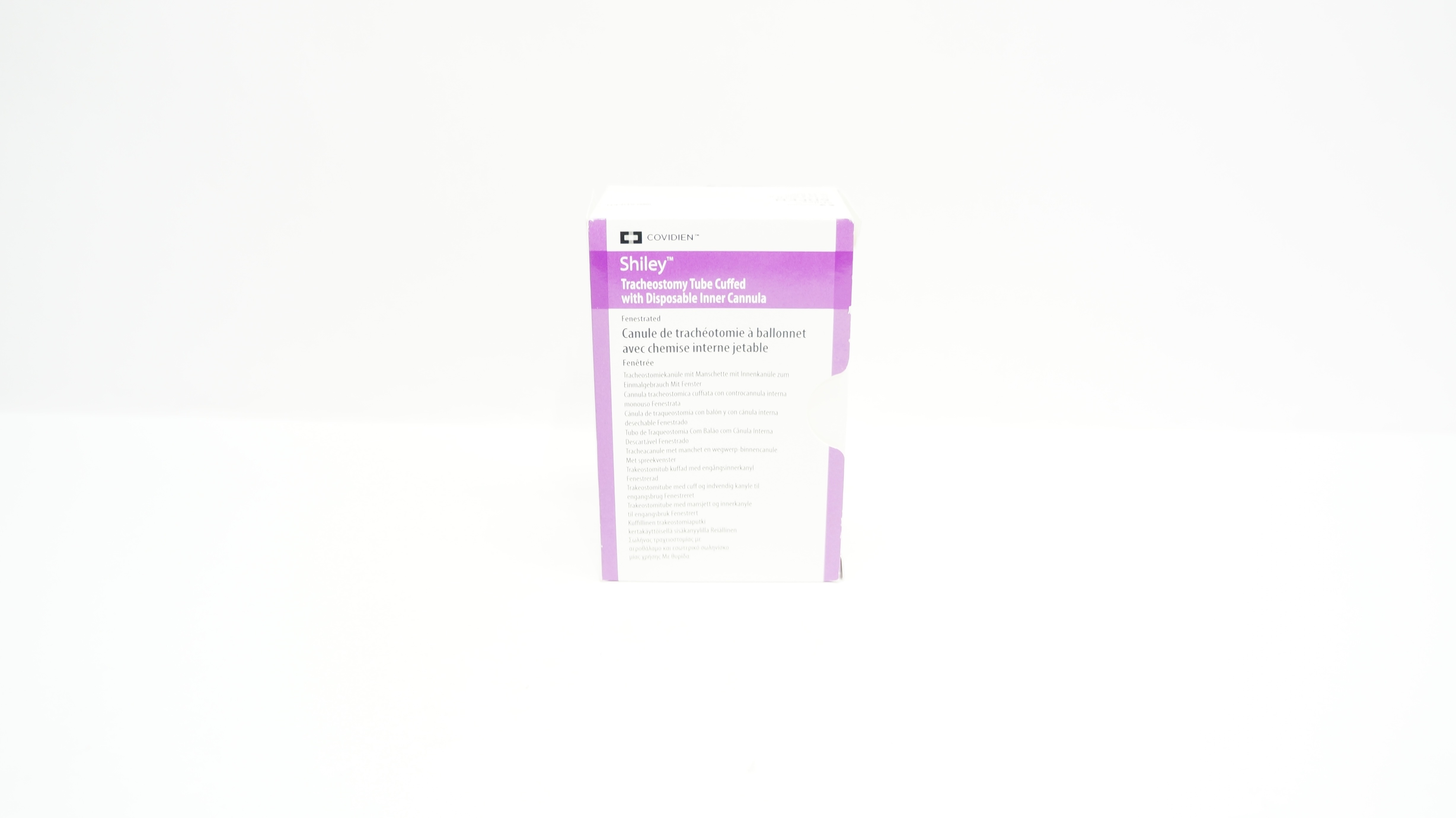 Covidien 6DFEN Shiley Tracheostomy Tube Cuffed 6.4 ID x 10.8 OD x 24.0 x 74mm