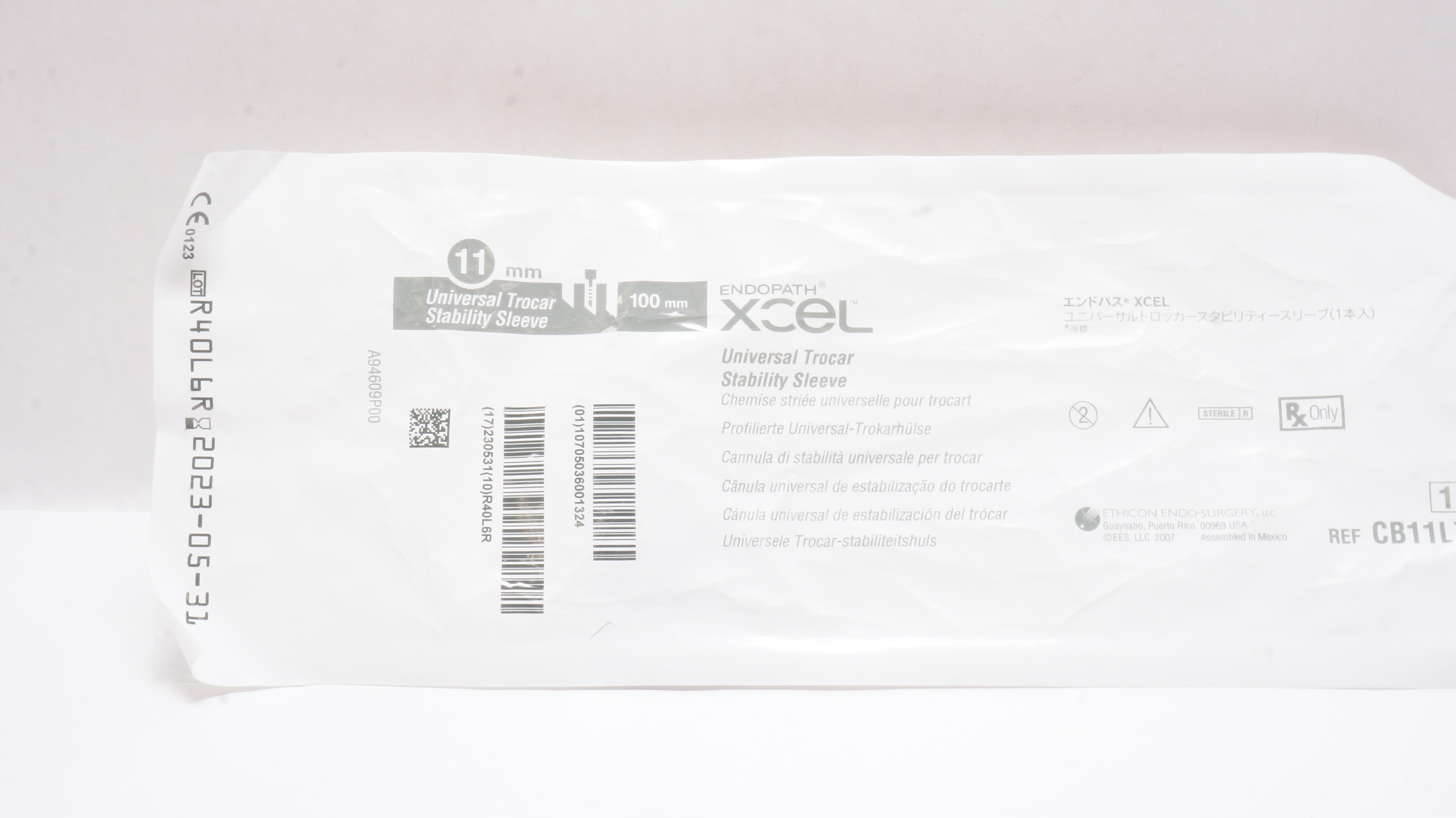 Ethicon CB11LT Endopath Xcel Universal Trocar Sleeve 11mm x 100mm (x)