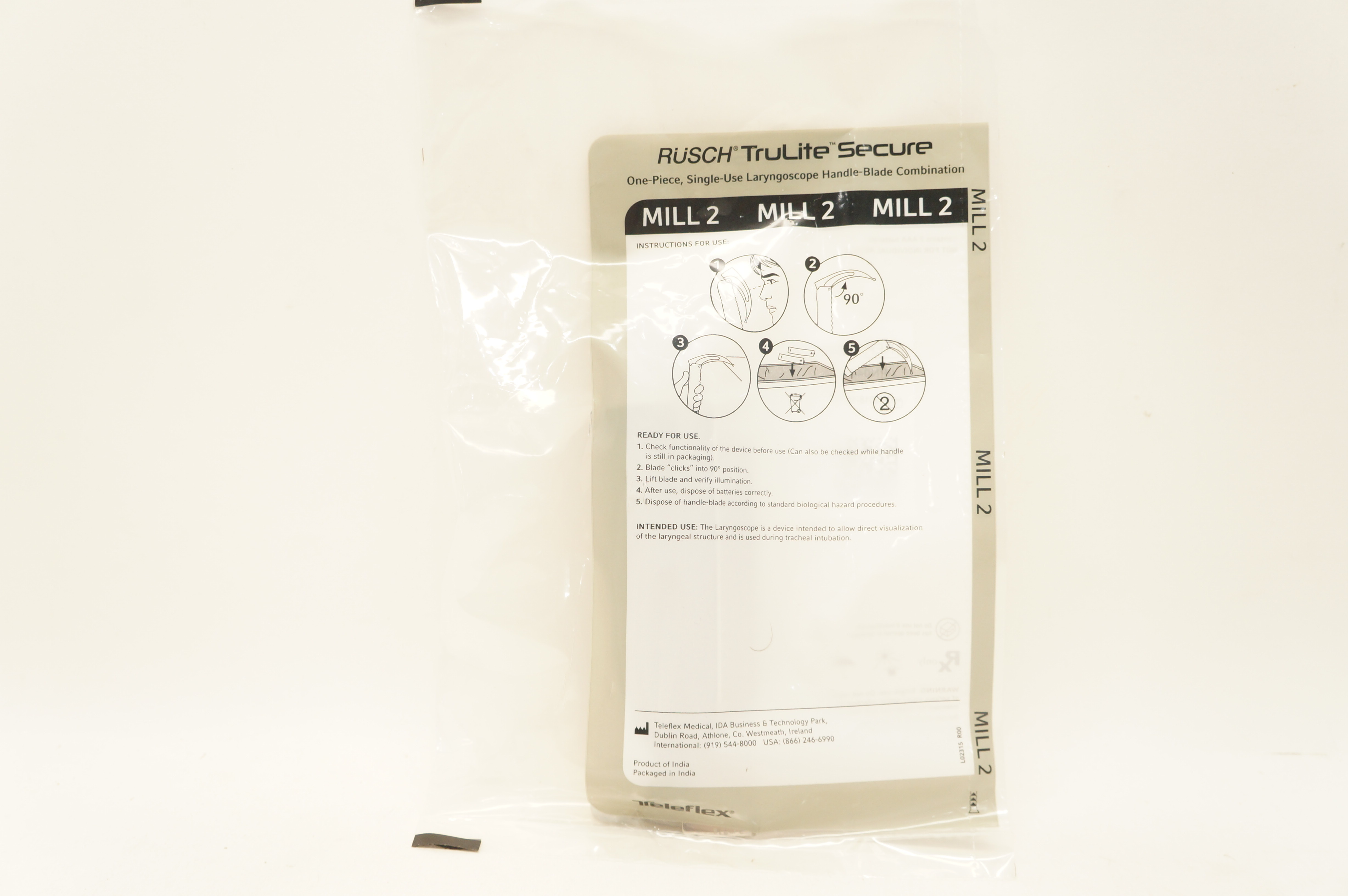 Teleflex 004670002 Rusch TruLite Laryngoscope Handle-Blade Combination ...