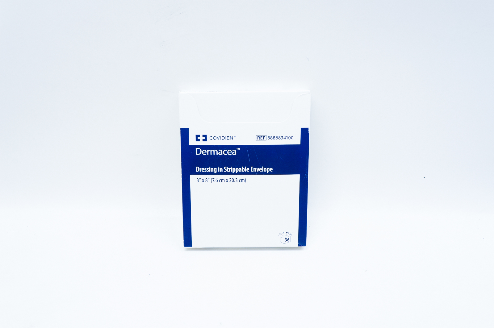 Covidien 8886834100 Dermacea Dressing in Strippable Envelope 3inch x 8inch