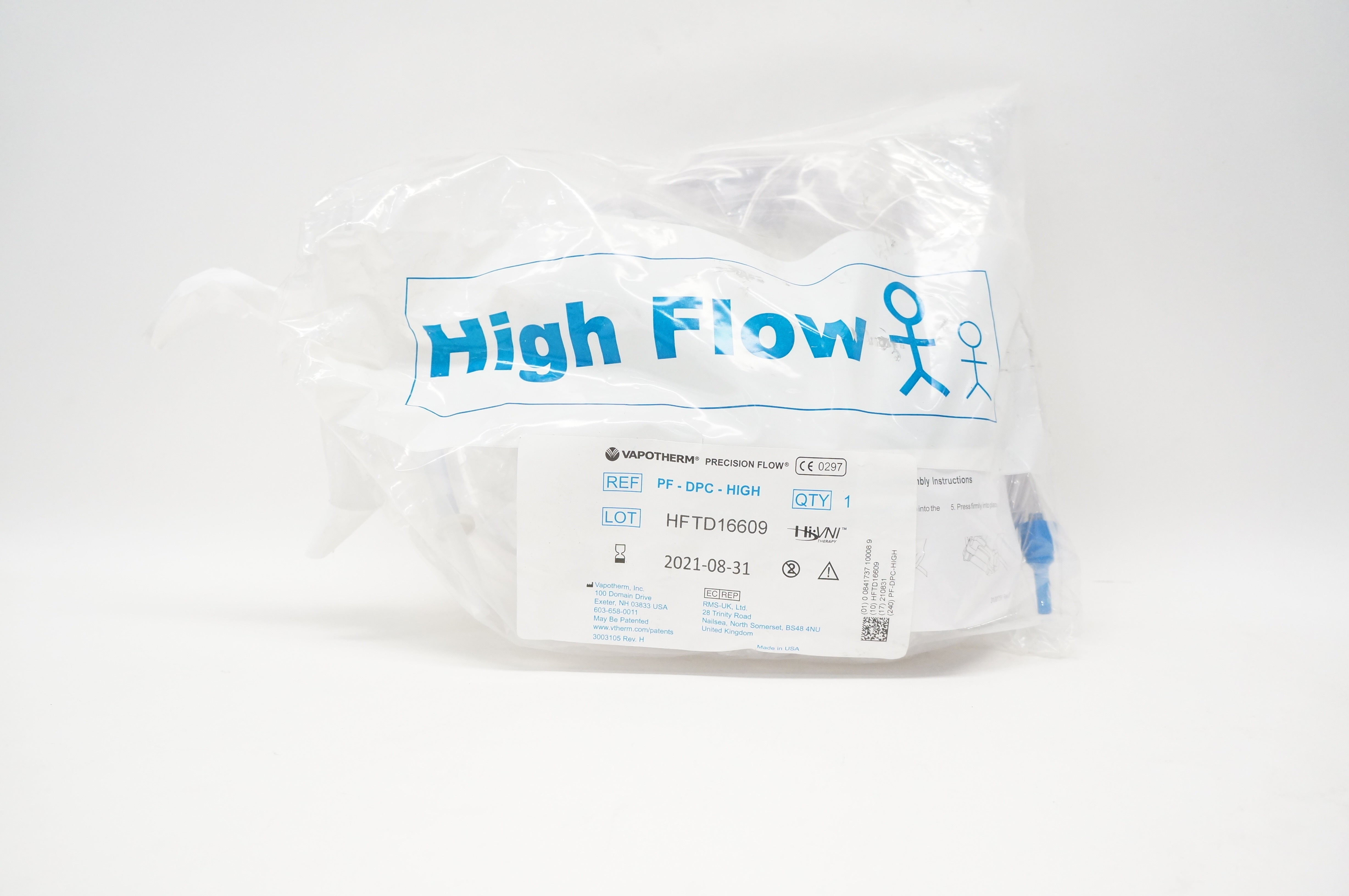 Vapotherm PF-DPC-HIGH Precision Flow Disposable Patient Circuit (x)