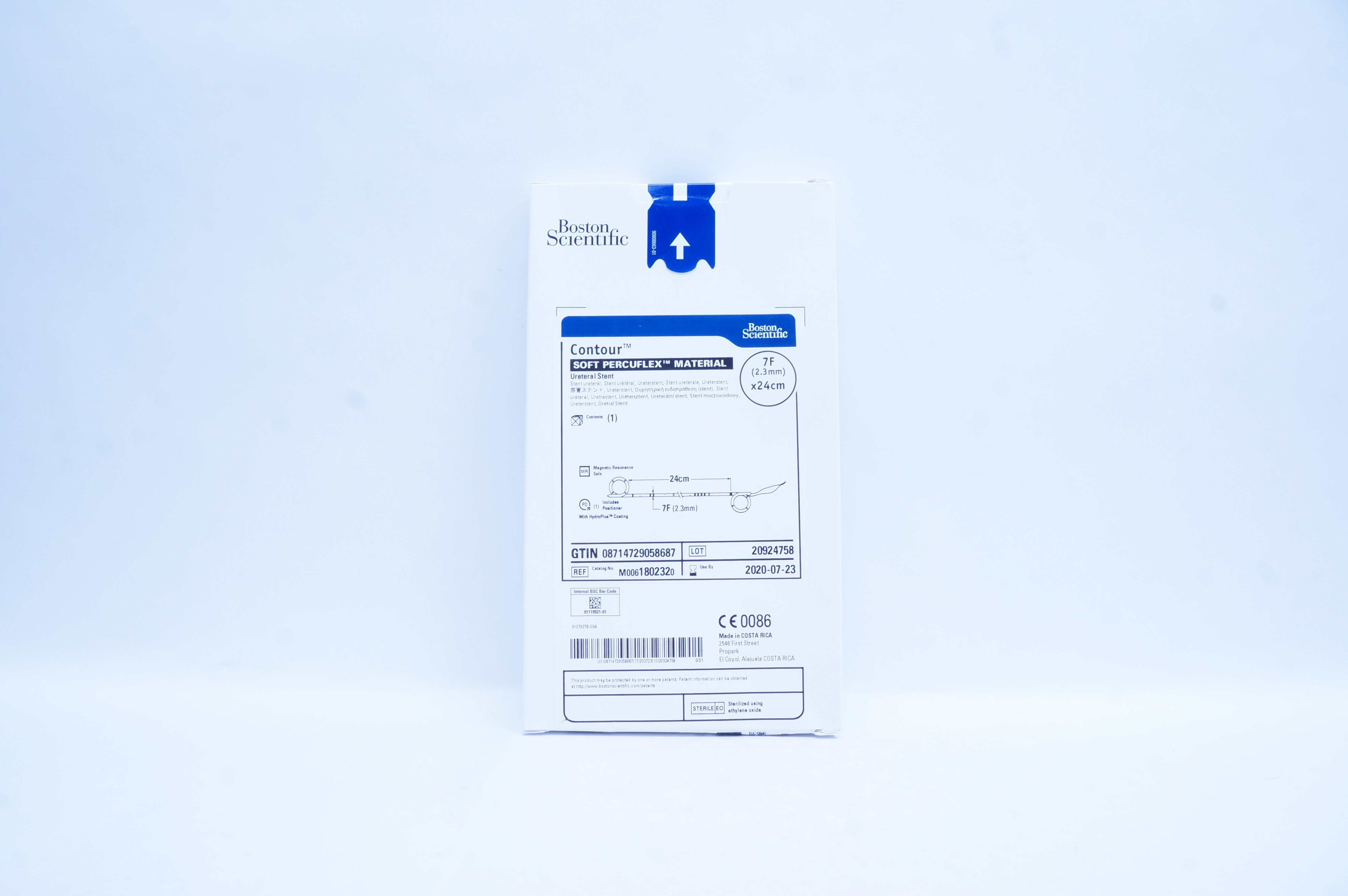 Boston Scientific M0061802320 Contour Ureteral Stnt 7F x 24 cm (x)