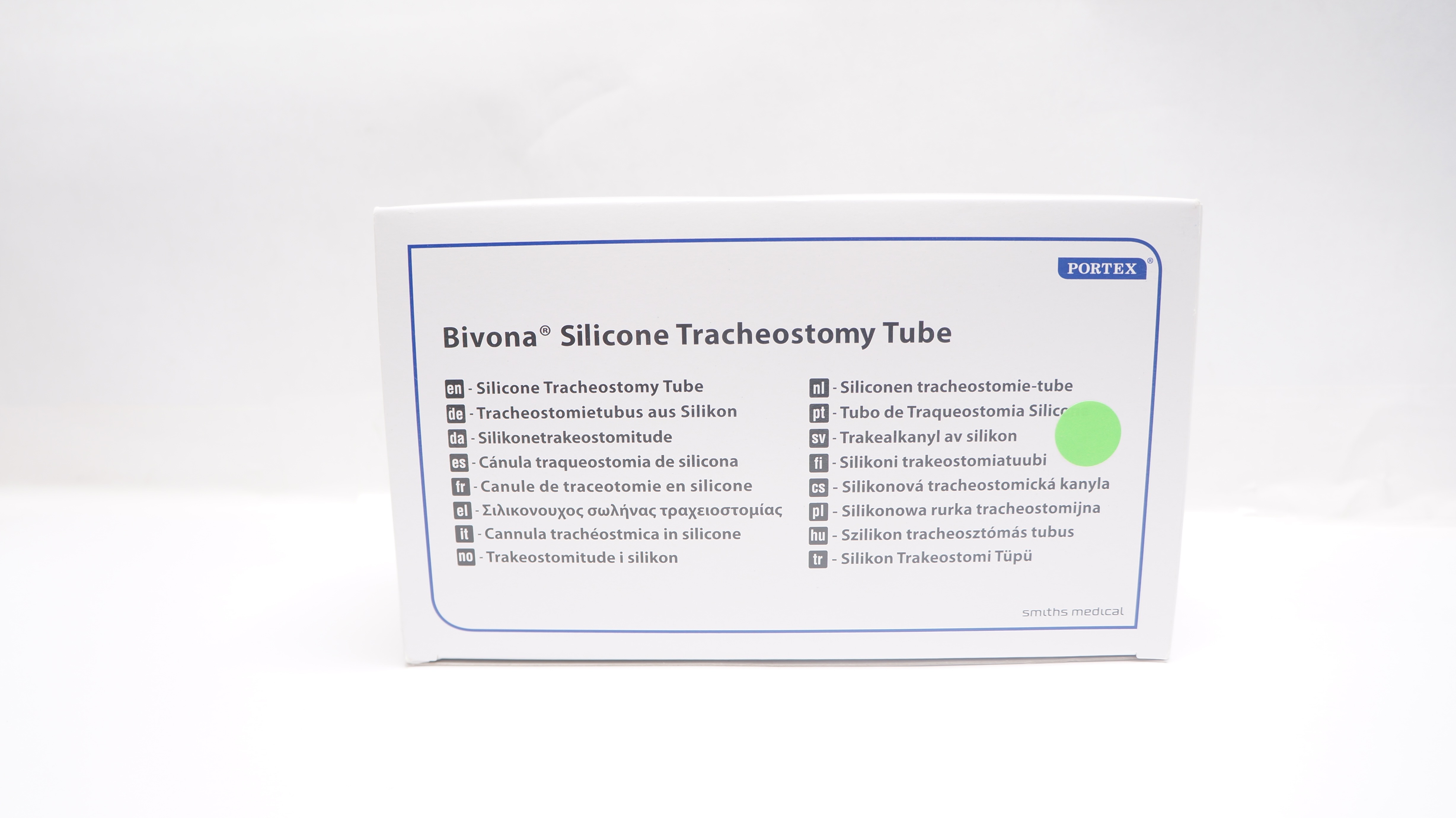 Smiths Medical 850160 Portex Bivona Tracheostomy Tube 6.0 ID x 8.7