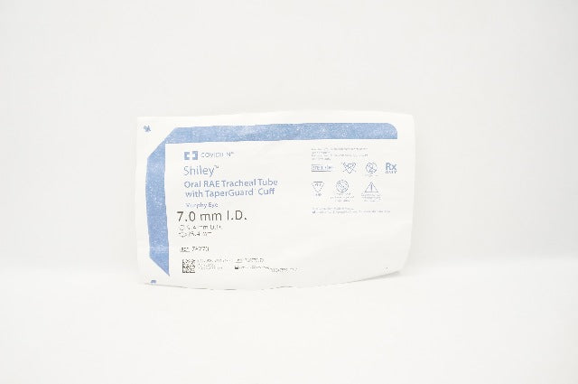 Covidien 76270 Shiley Oral RAE Tracheal Tube W/Cuff 7.0 x 9.4 x 25.4mm (x)