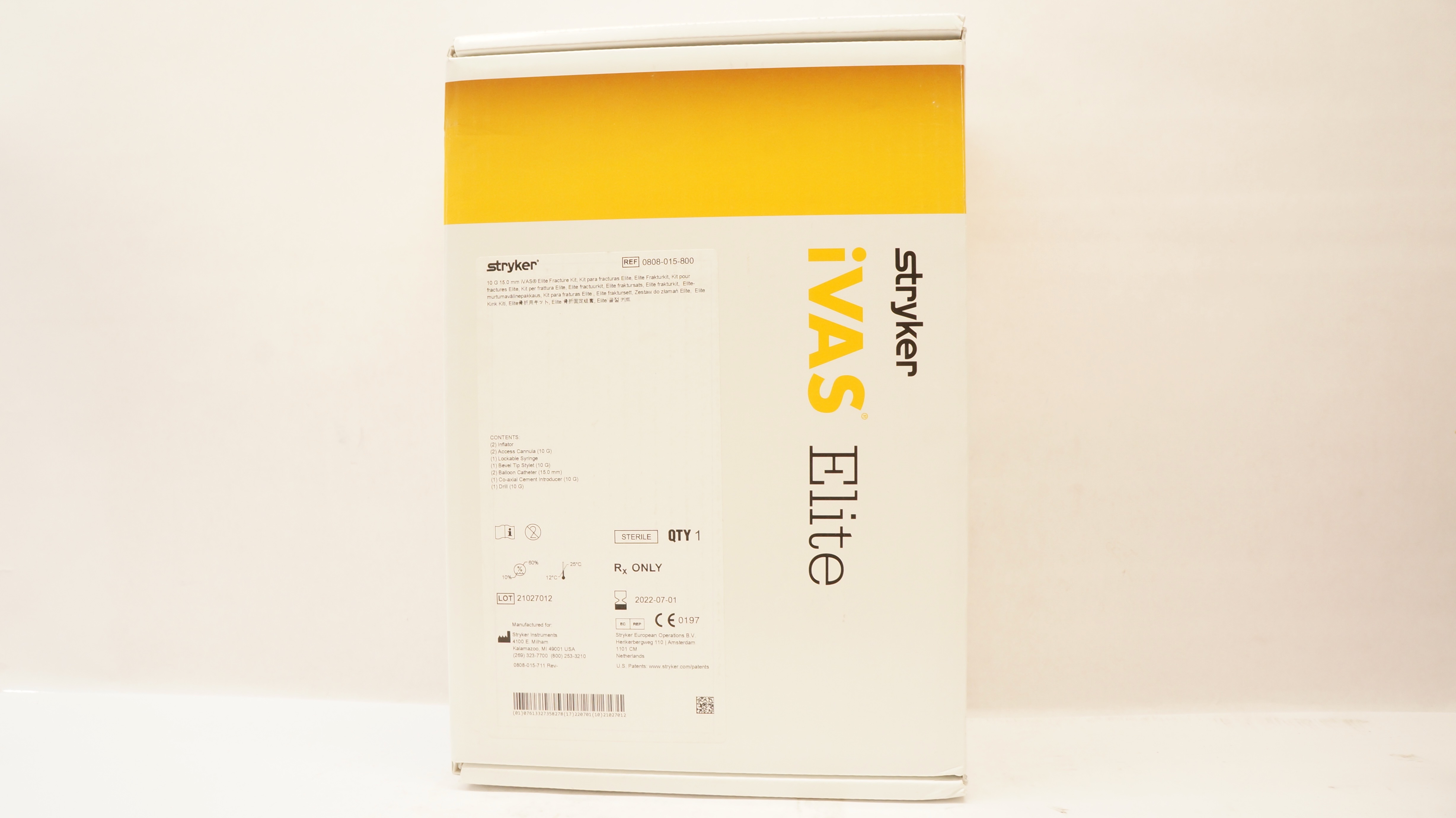 Stryker 0808-015-800 iVAS Elite Fracture Kit 10G x 15.0mm (x)