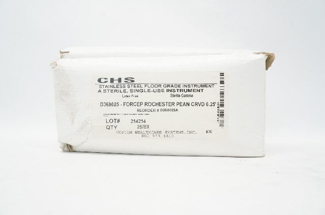 CHS D368025A Stainless Steel Forcep Rochester PeanCRVD 6.25 inch - Box of 8