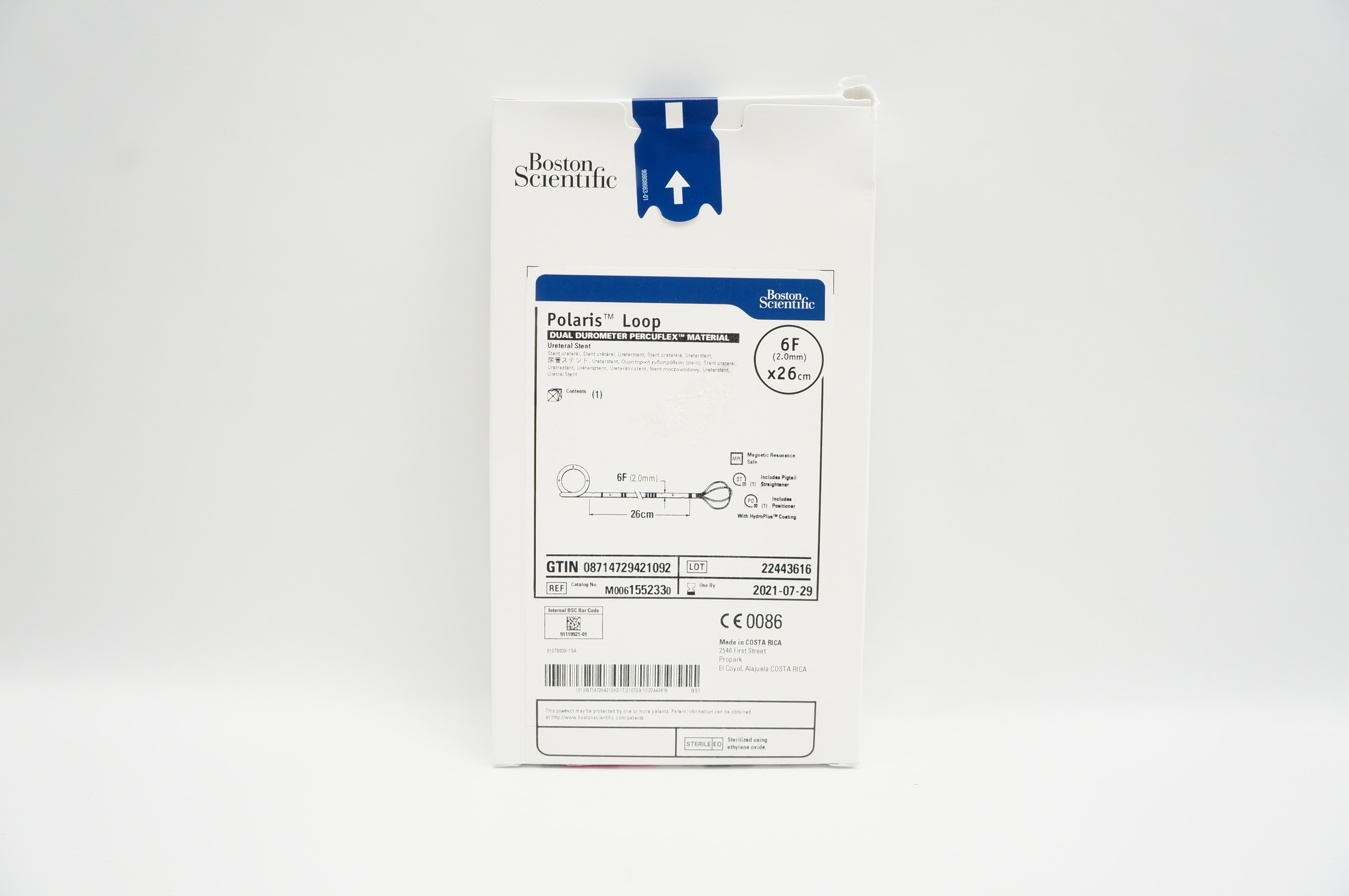 Boston Scientific M0061552330 Polaris Loop Ureteral Stnt 6F x 26cm (x)