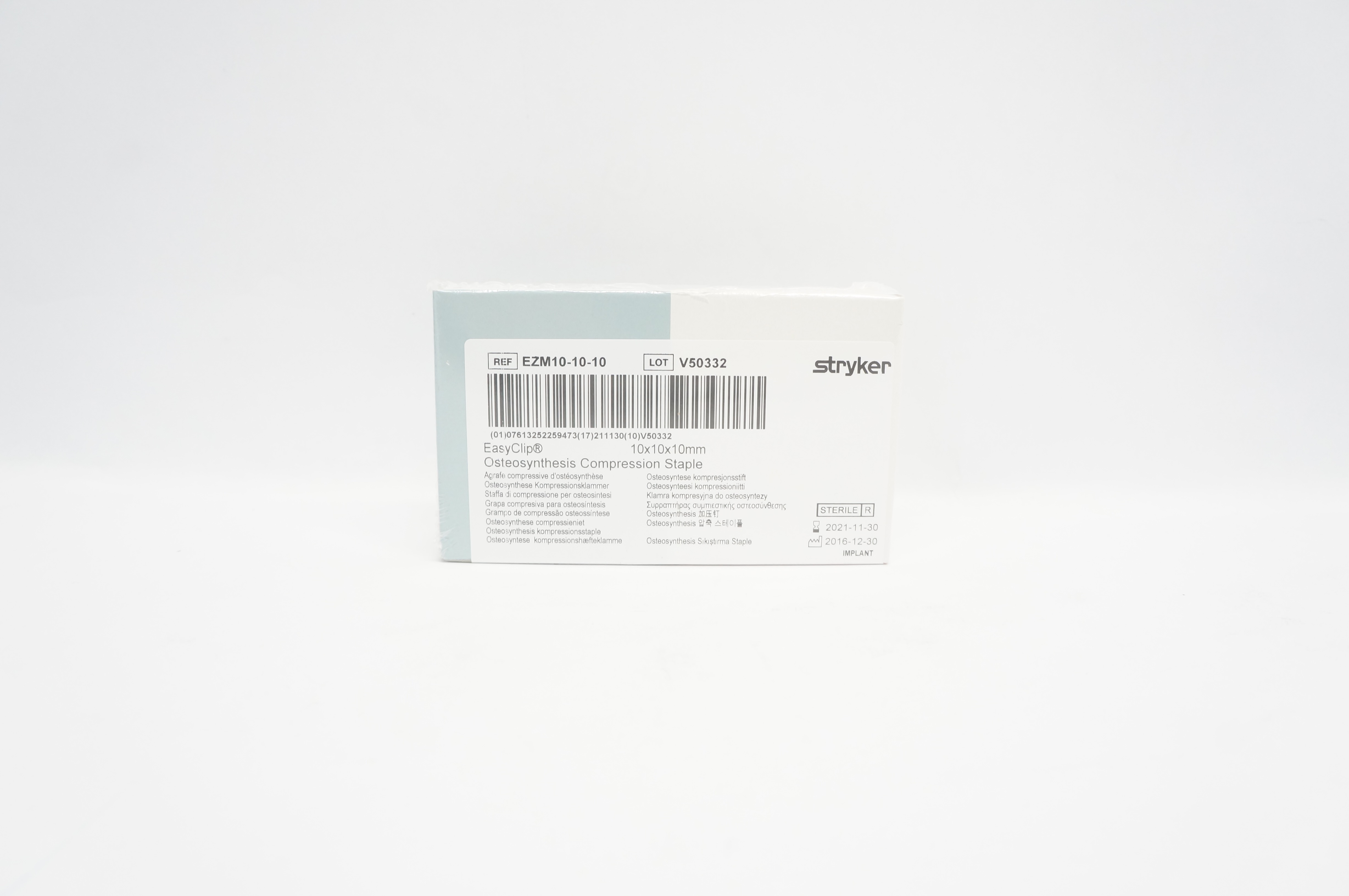 Stryker EZM10-10-10 EasyClip Osteosynthesis Compression Staple 10 x 10 x 10mm(x)
