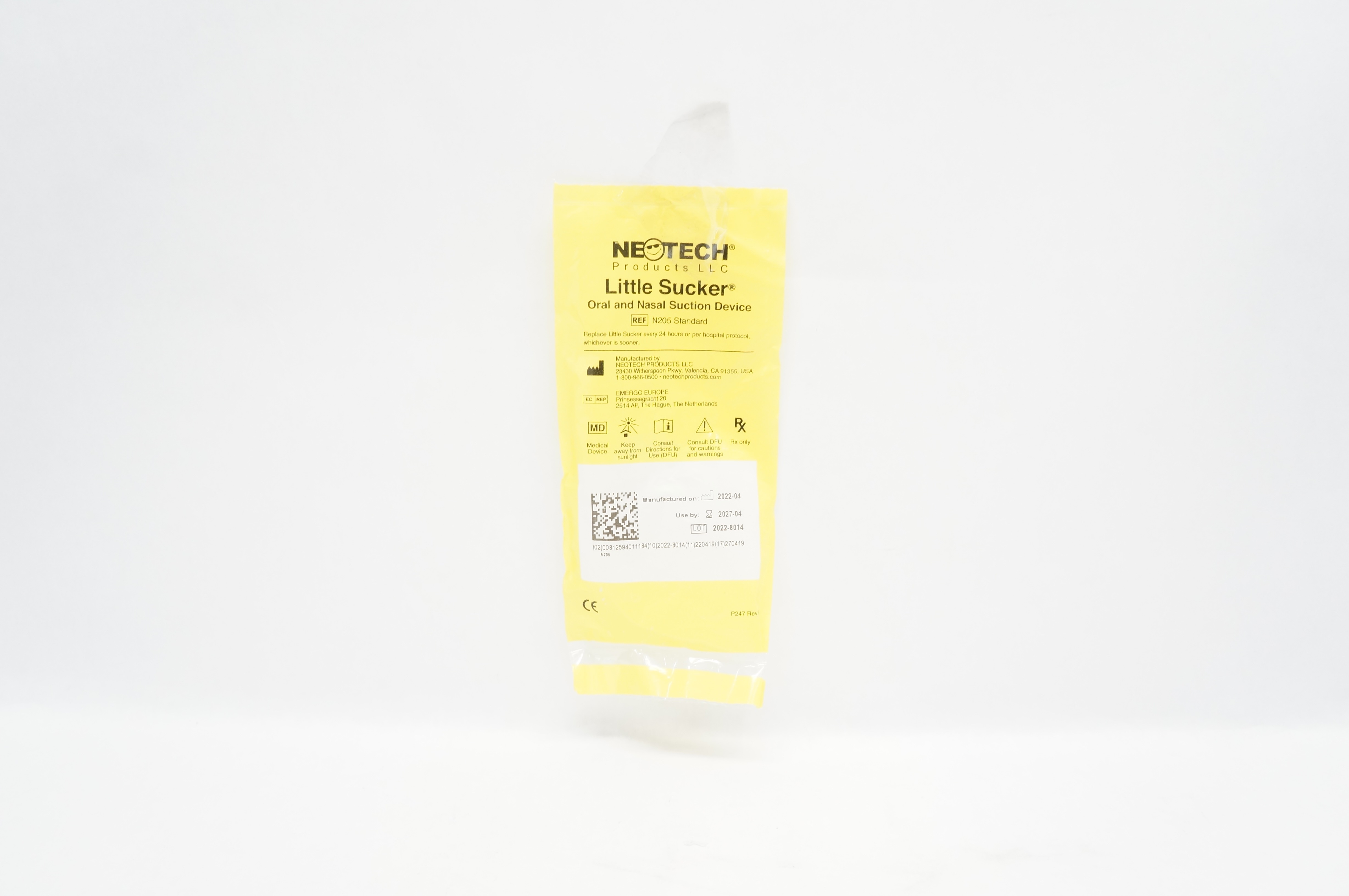 Neotech N205 Standard Little Sucker Oral and Nasal Suction Device