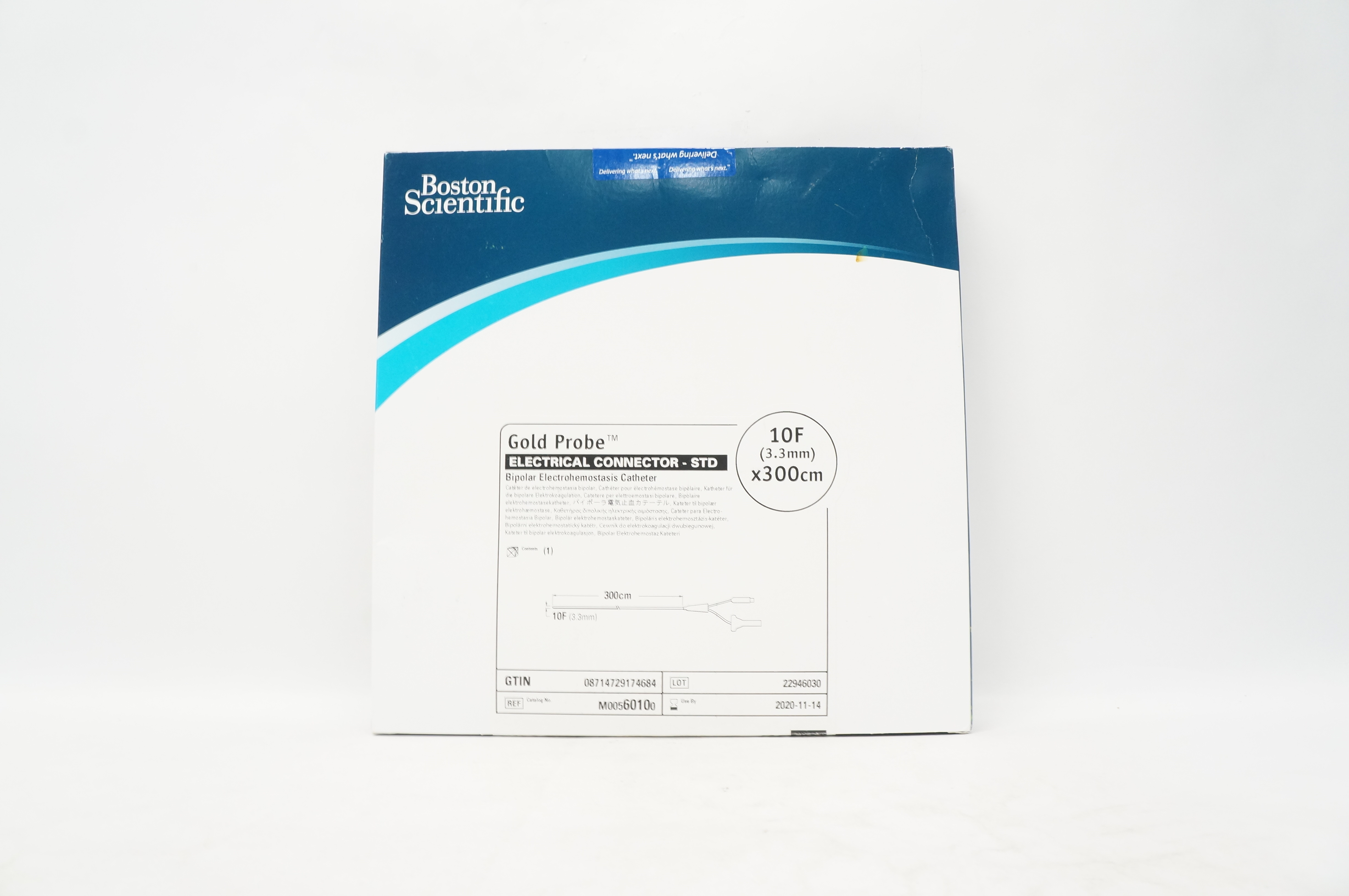 Boston Scientific 6010 Gold Probe Electrical Connector - STD 10F x 300cm (x)