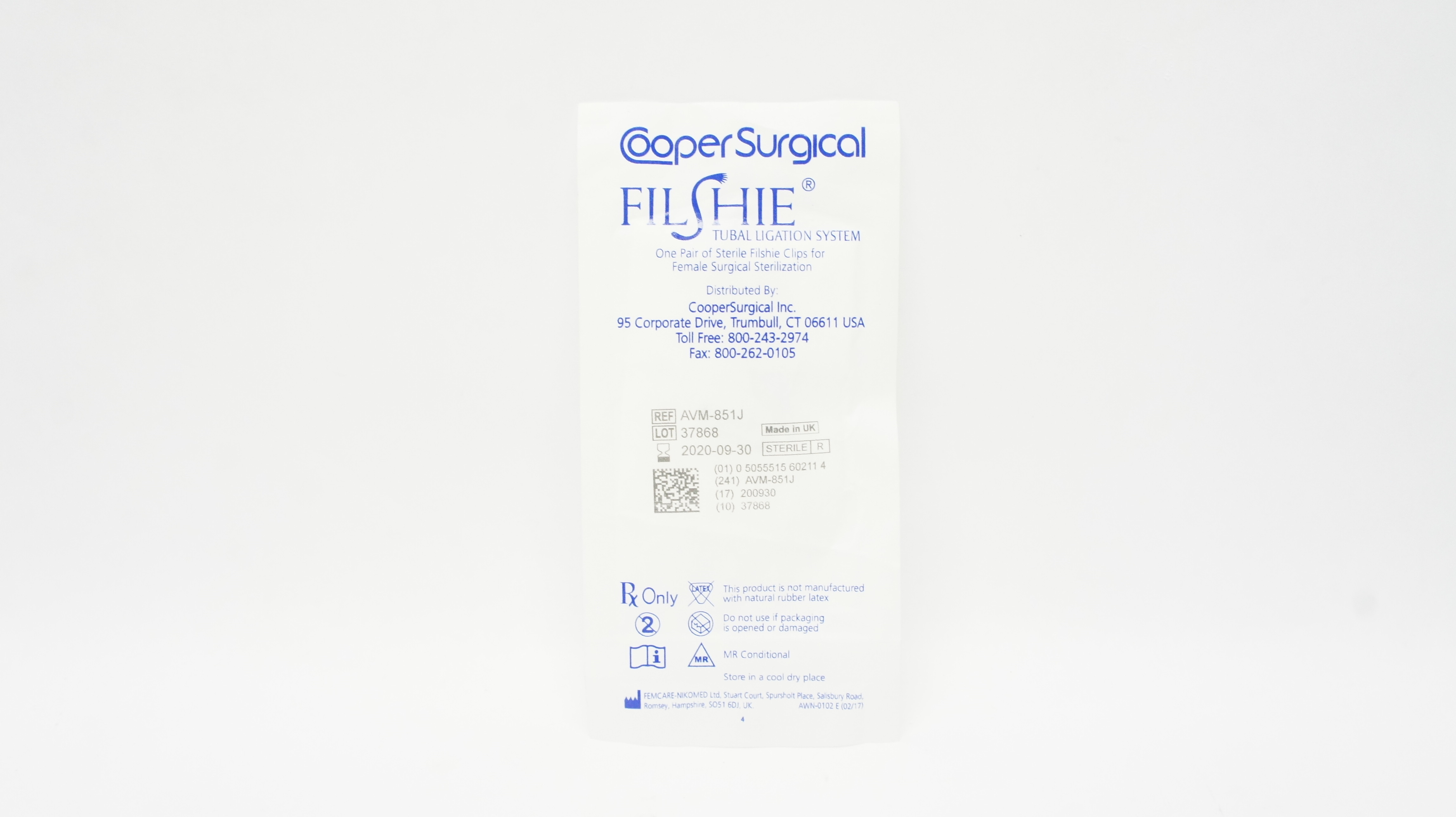 Cooper Surgical AVM-851J FILSHIE Tubal Ligation System (x)