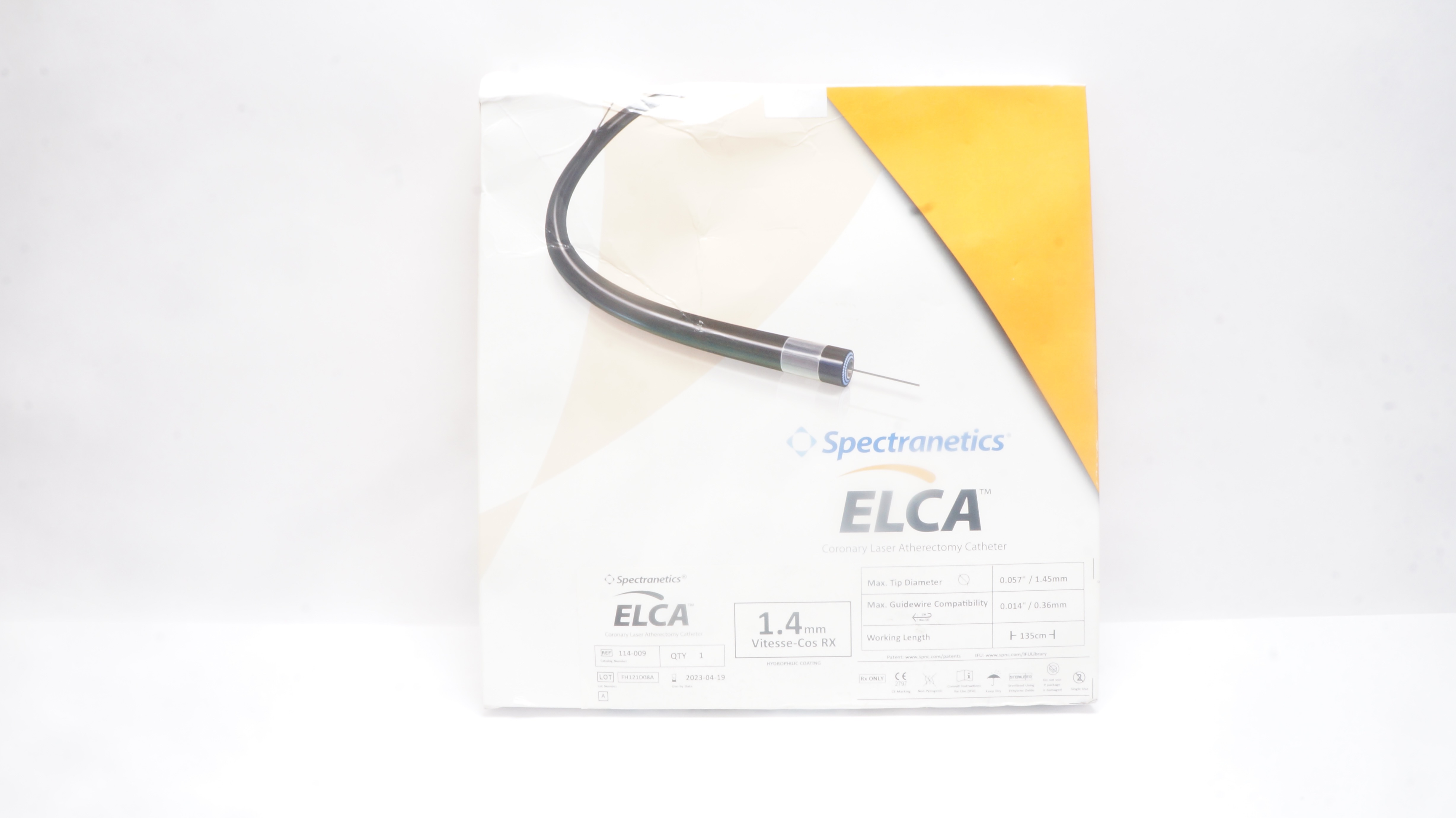114009 ELCA Coronary Laser Atherectomy Cath. 0.057inch x