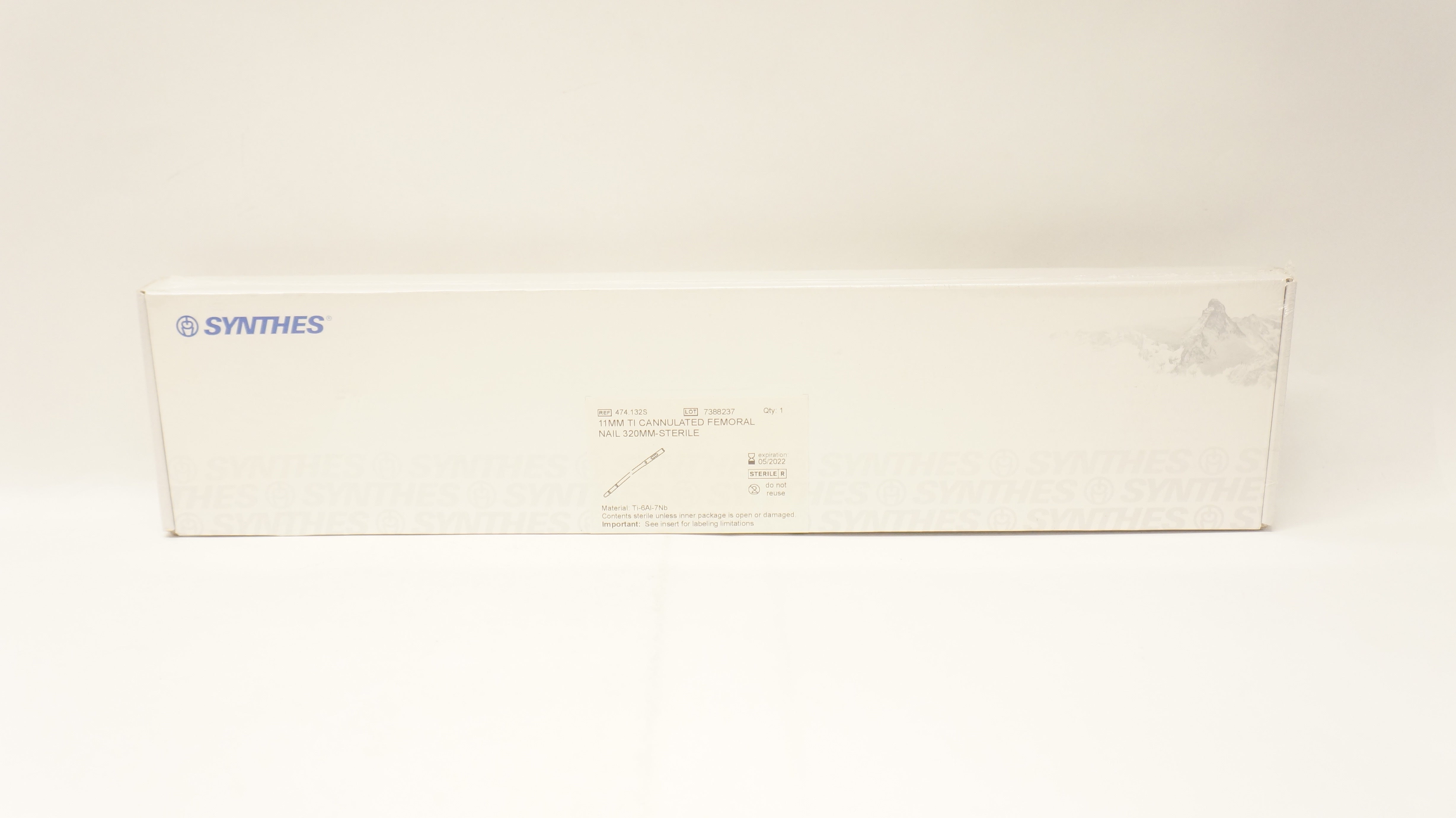 Synthes 474.132S 11mm Ti Cannulated Femoral Nail 320mm