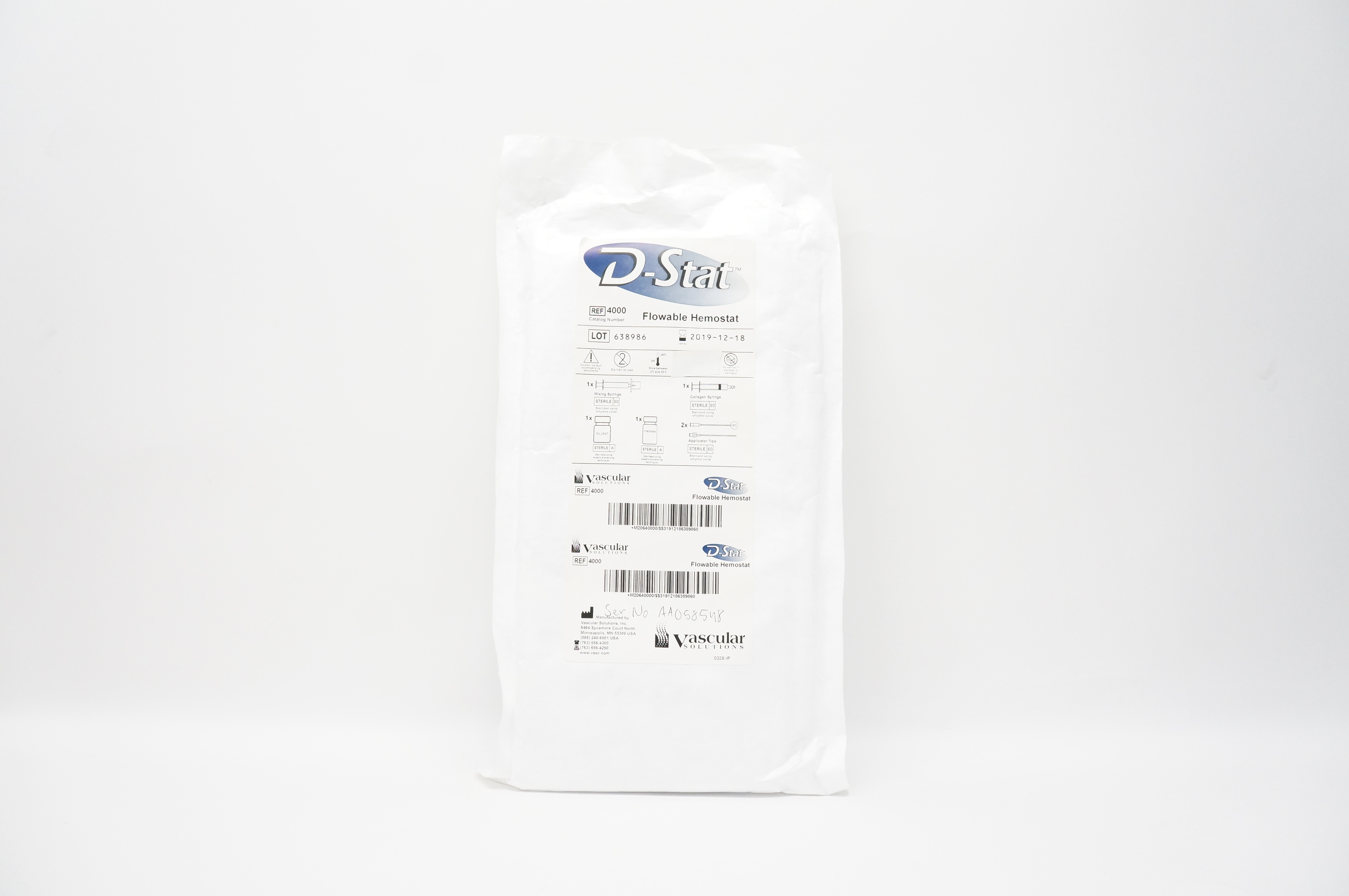 Vascular Solutions 4000 D-Stat Flowable Hemostat (x)