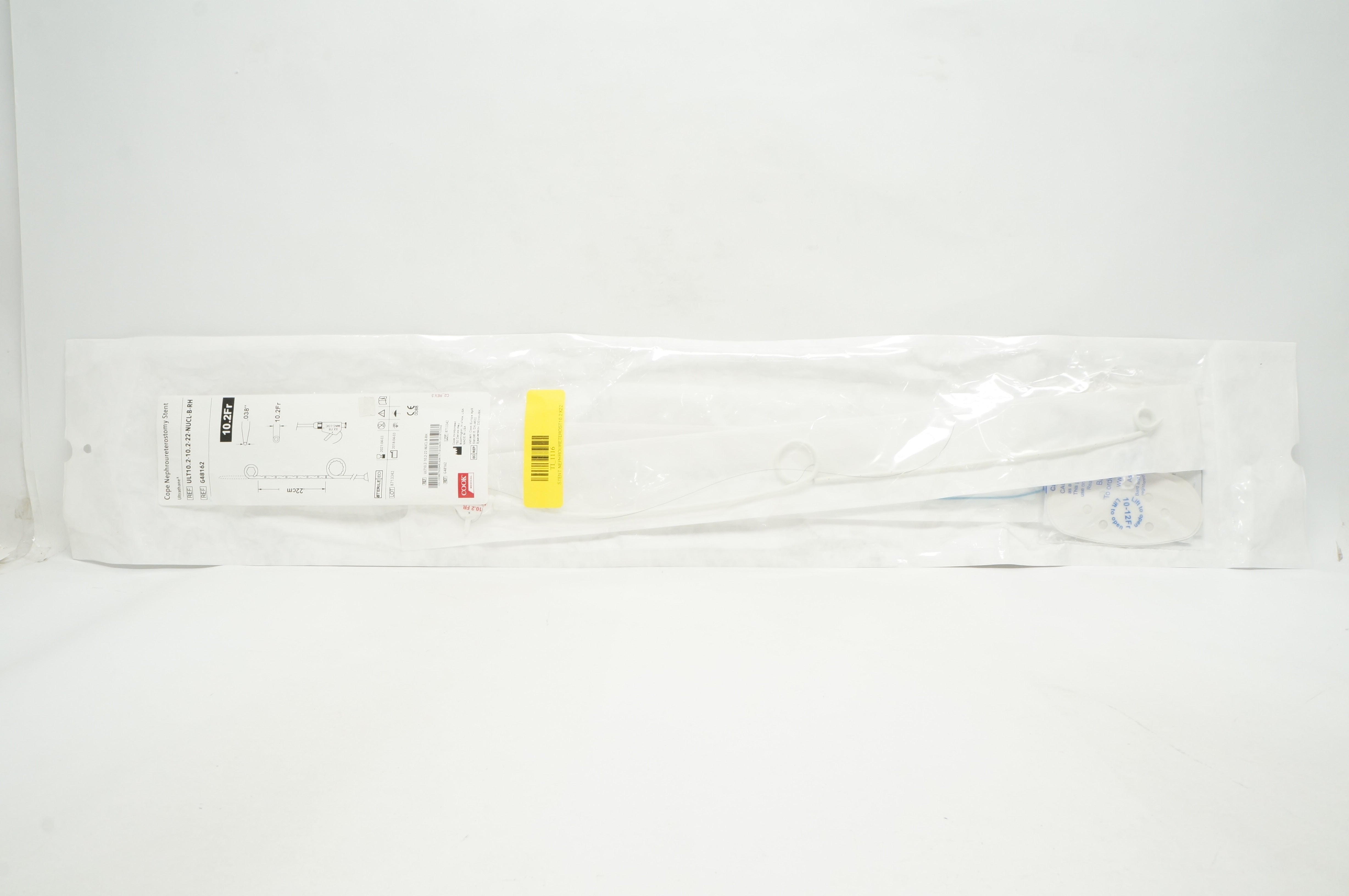 Cook Medical G48162 Ultrathane Cope Nephroureterostomy Stnt. 10.2Fr x 22cm (x)