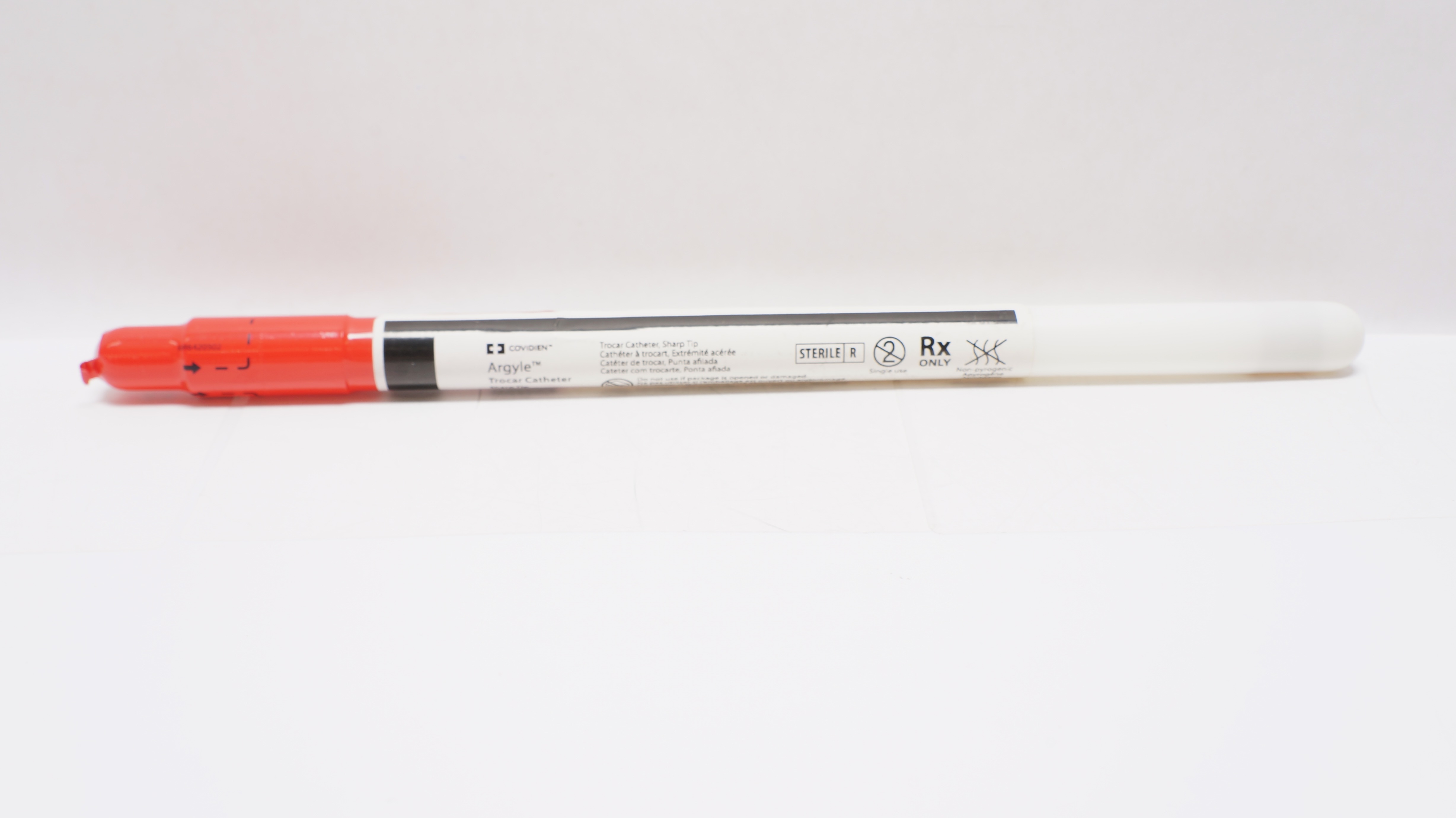 Covidien 8888561027 Argyle Trocar Cath. Sharp Tip 12Fr. x 9inch