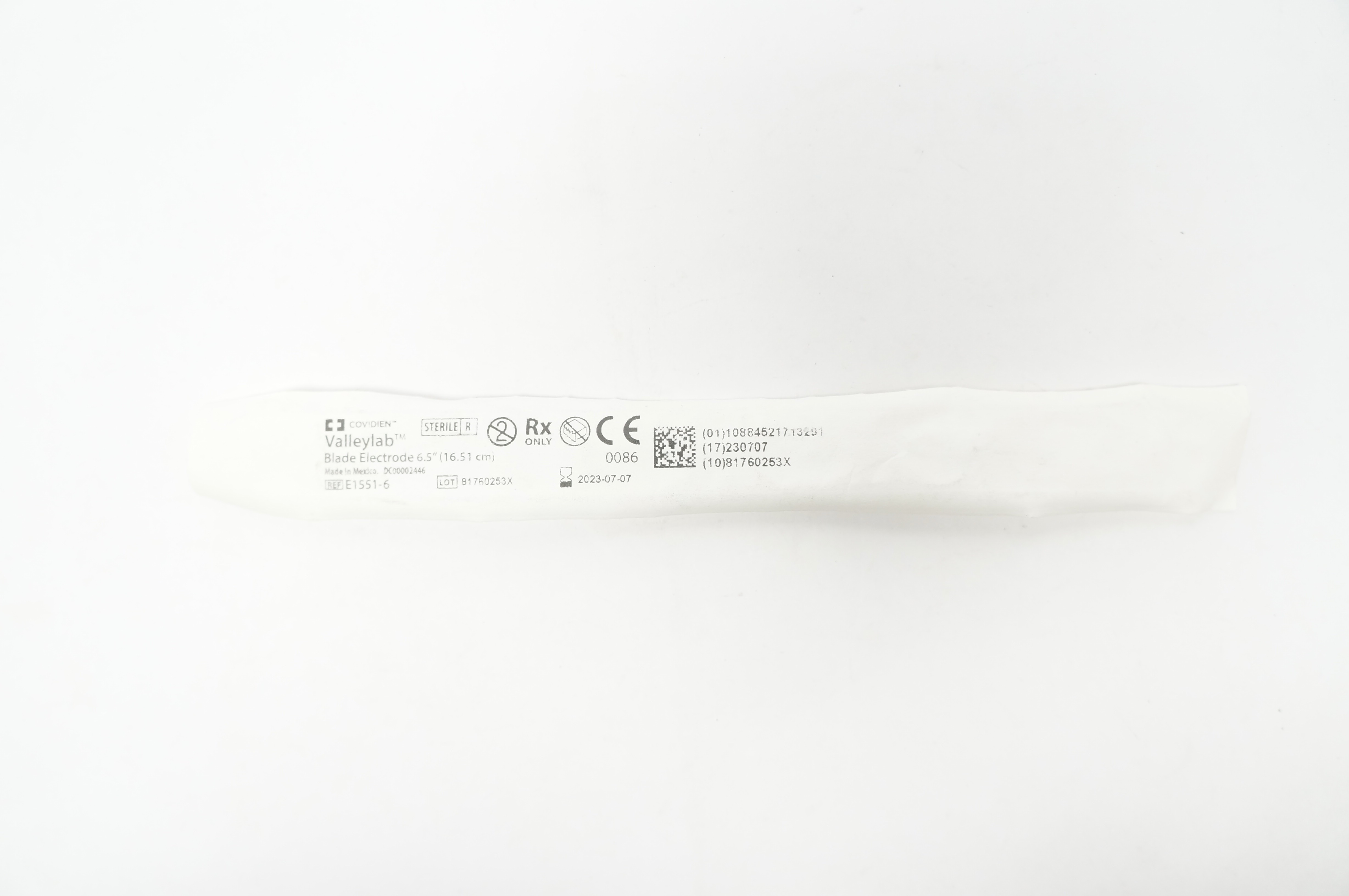 Covidien E1551-6 Valleylab Blade Electrode 6.5inch