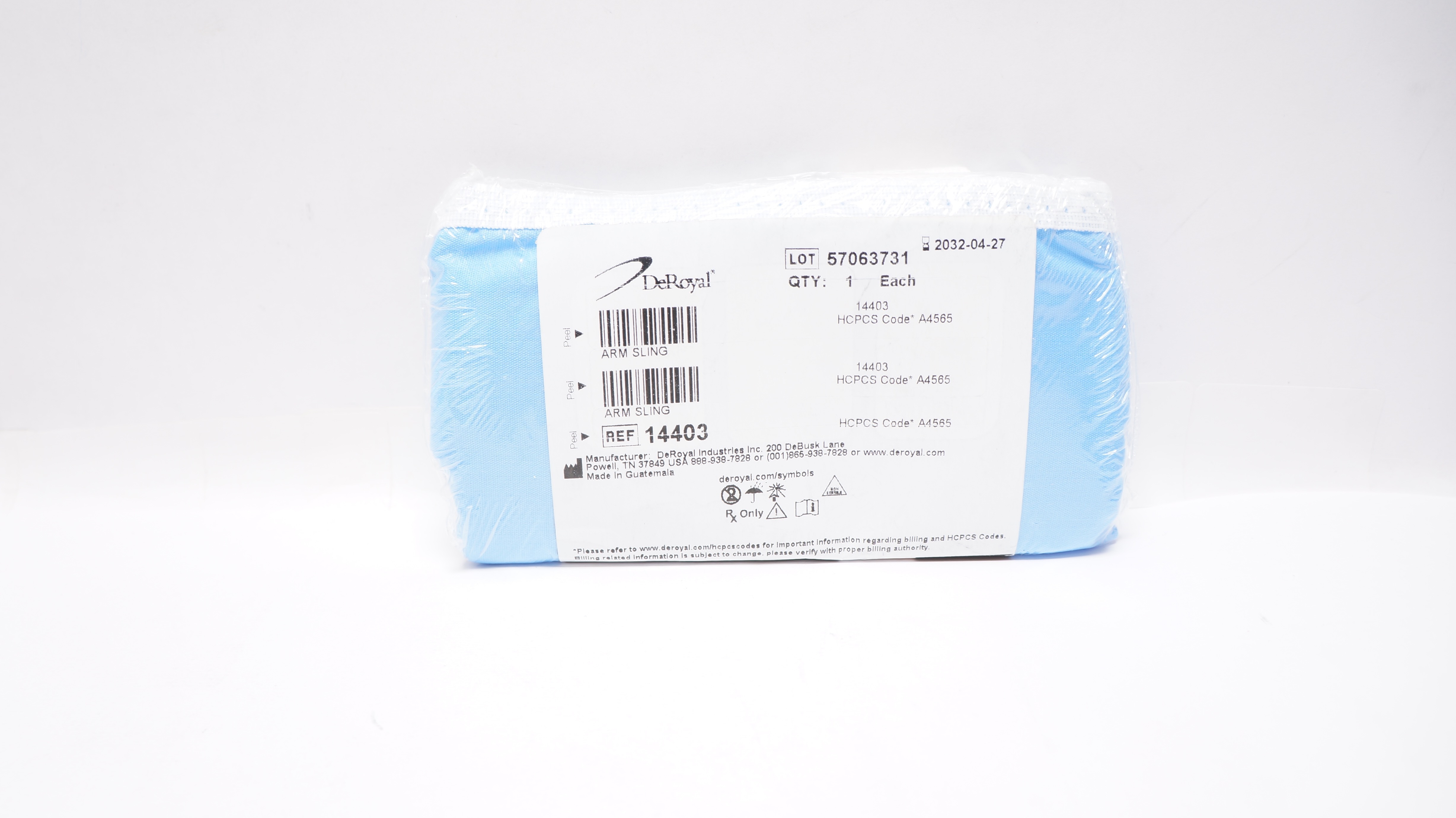 DeRoyal 14403 Arm Sling Large