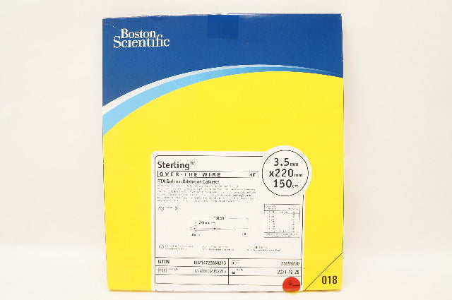 Boston Scientific 3903235221 PTABalloon Dilatation Cath. 3.5x220mmx150cm(x)