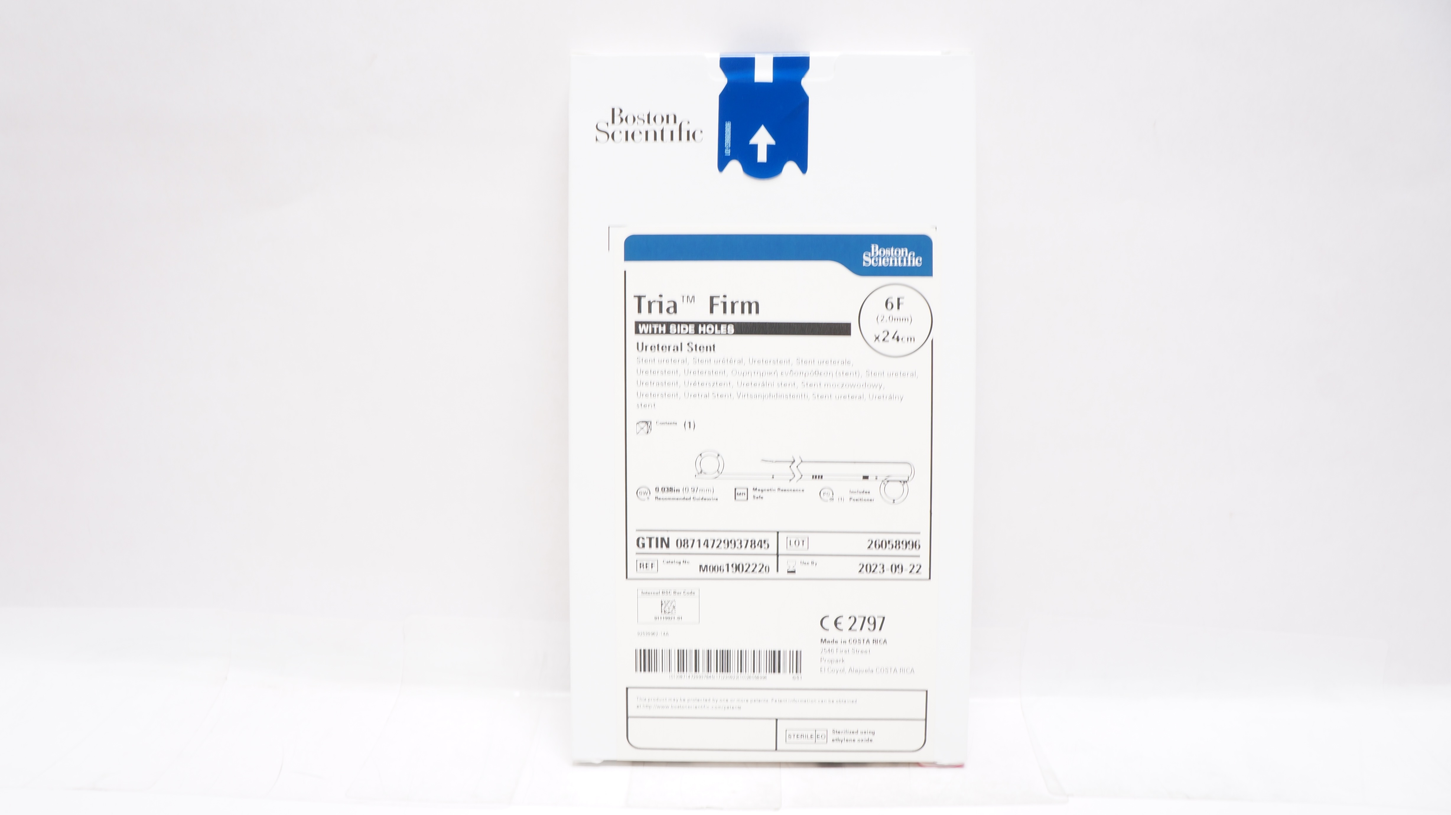 Boston Scientific M0061902220 Tria Firm Ureteral Stnt 6F x 24cm (x)