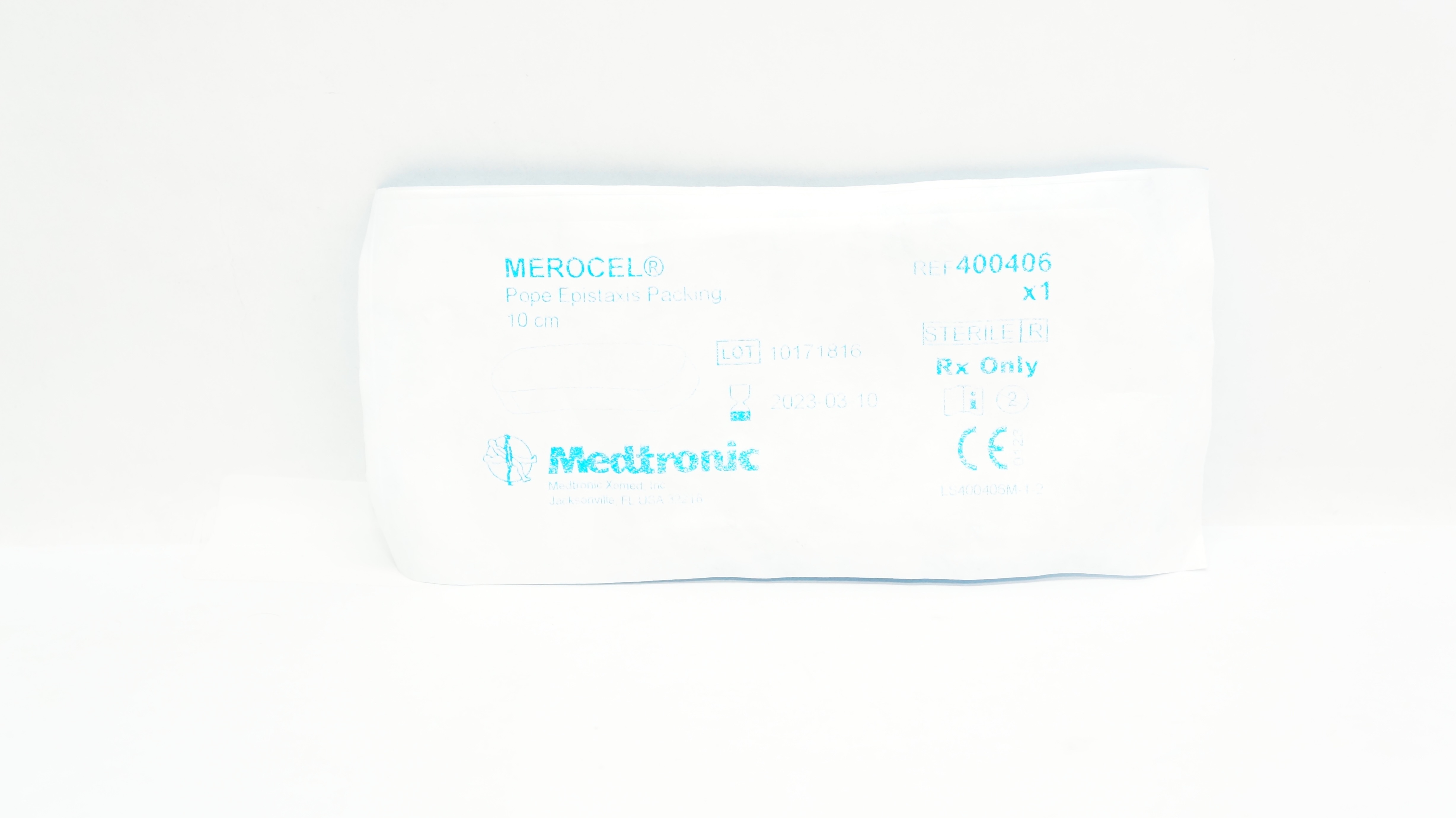 Medtronic 400406 MEROCEL Pope Epistaxis Packing 10cm (x)