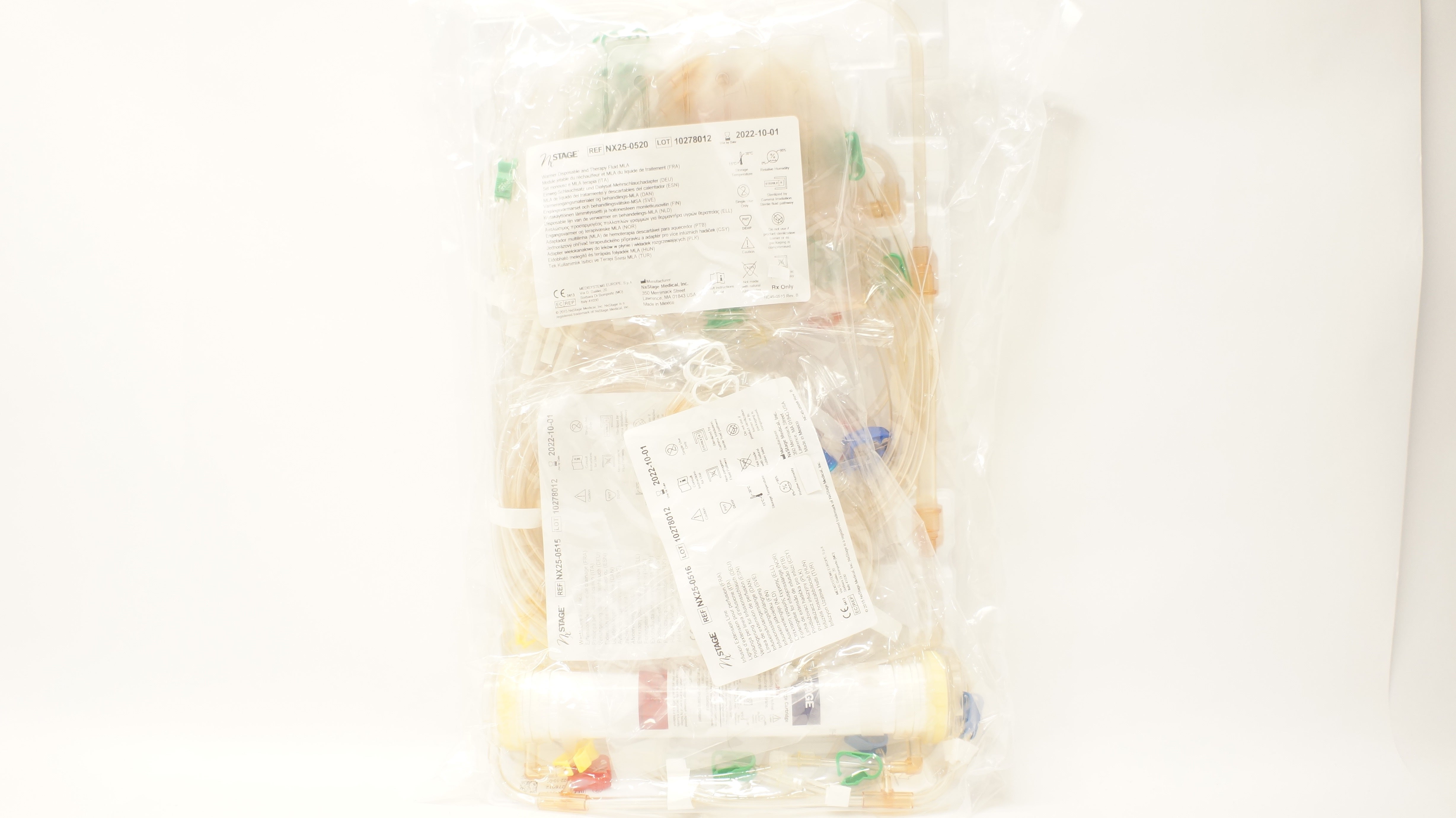 NXStage Medical NX250520 Warmer Disposable and Therapy Fluid MLA