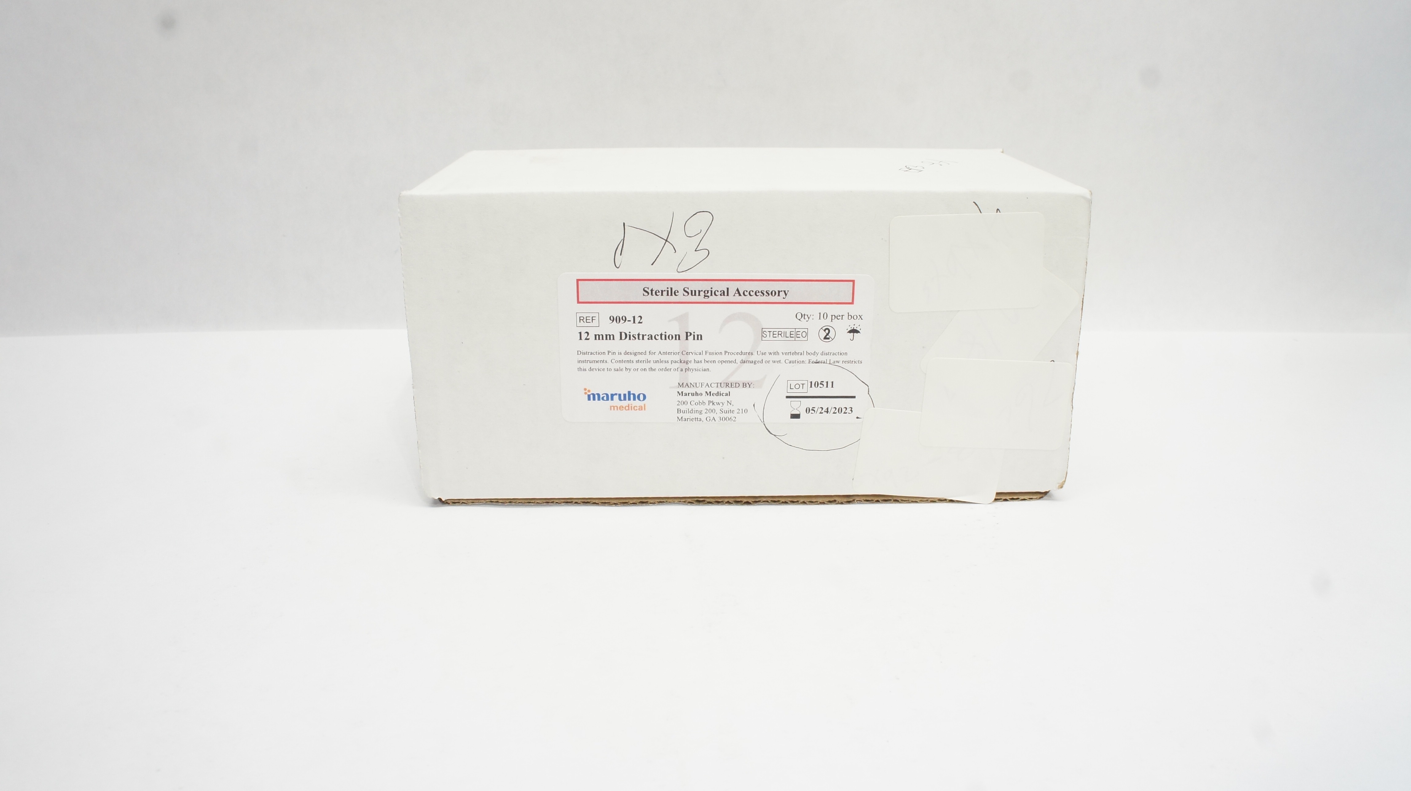 Maruho Medical 909-12 Distraction Pin 12mm (x) - Box of 10